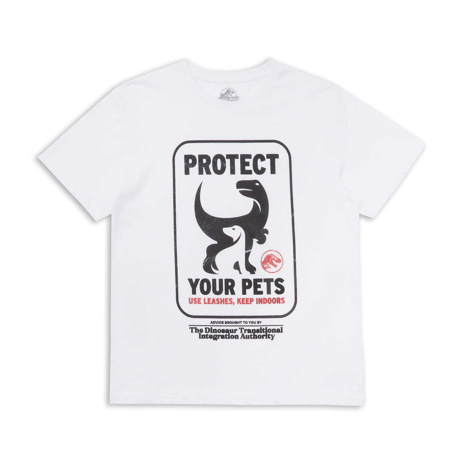 Jurassic World Protect Your Pets Men's T-Shirt - White - 4XL - Weiß