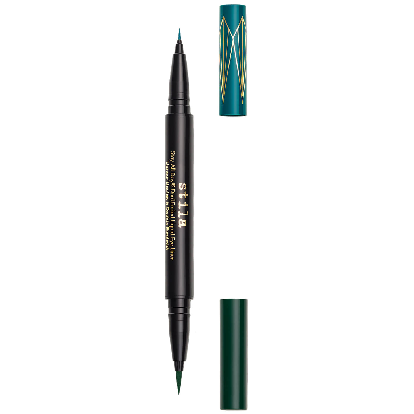 Stila Stay All Day Dual-Ended Liquid Eye Liner 4.5ml (Various Shades) - Teal/Intense Jade