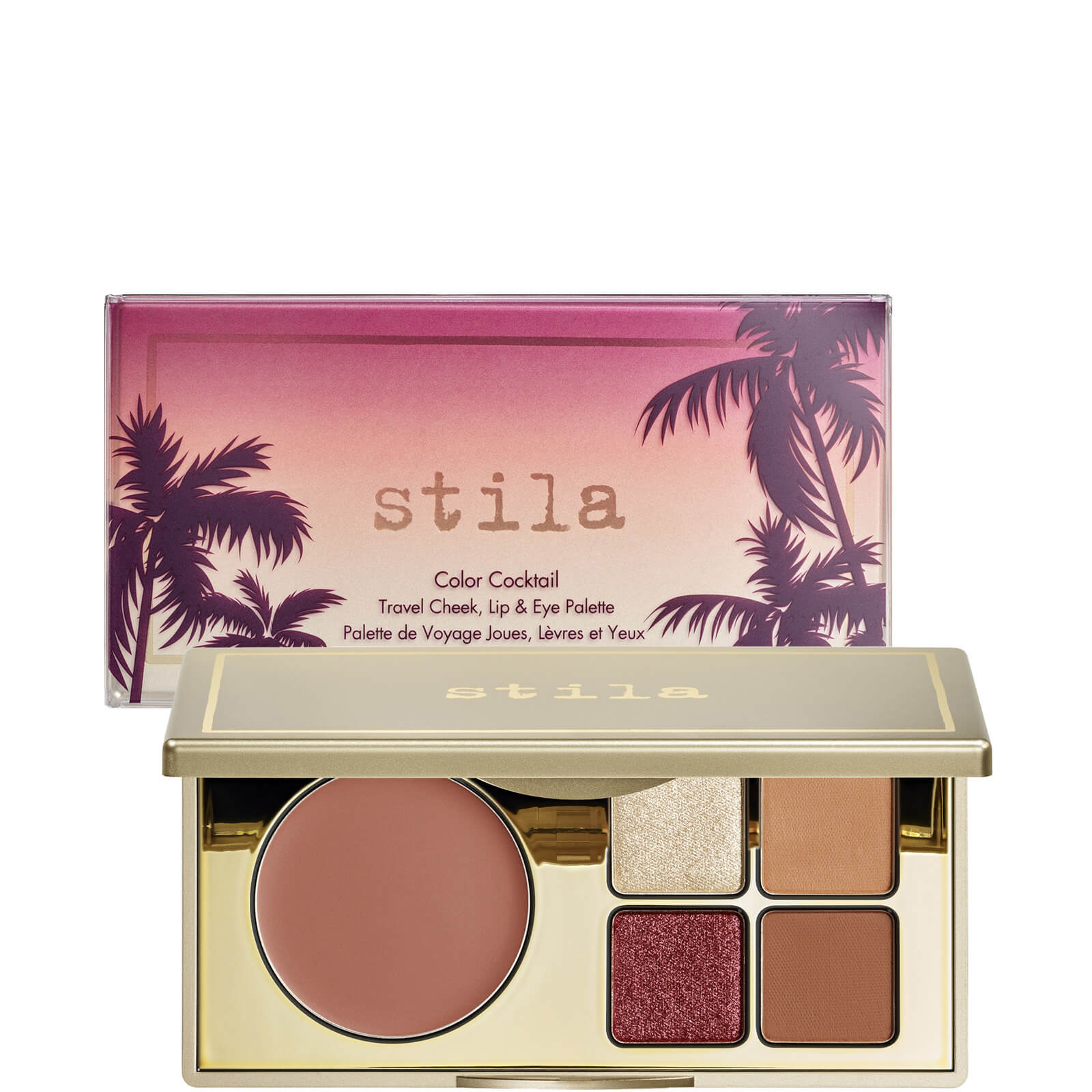 

Stila Colour Cocktail Travel Cheek, Lip and Eye Palette 5.3g - (Various Shades) - Malibu Sunset