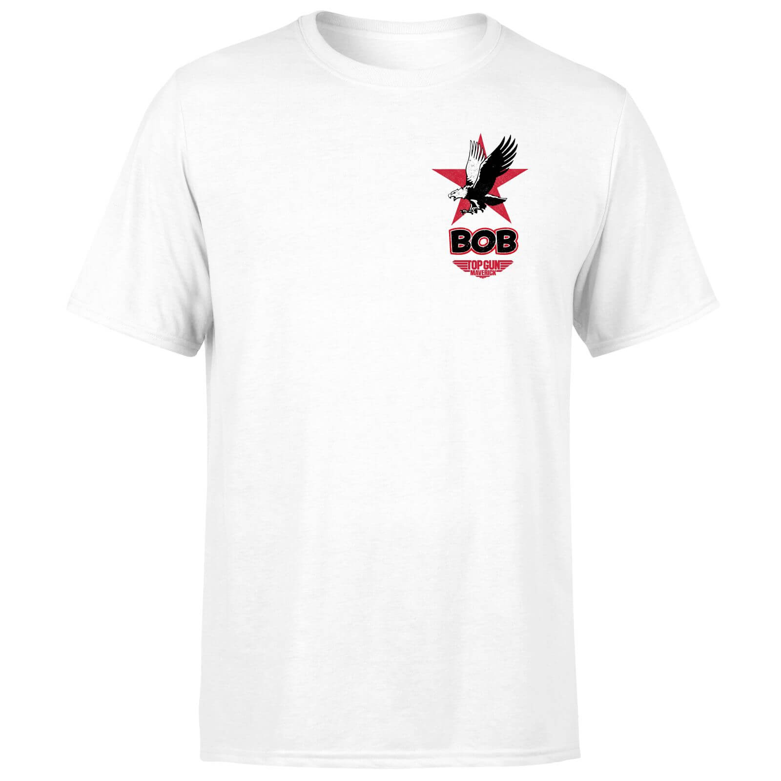 Top Gun Team Bob Unisex T-Shirt - White - S - Blanc