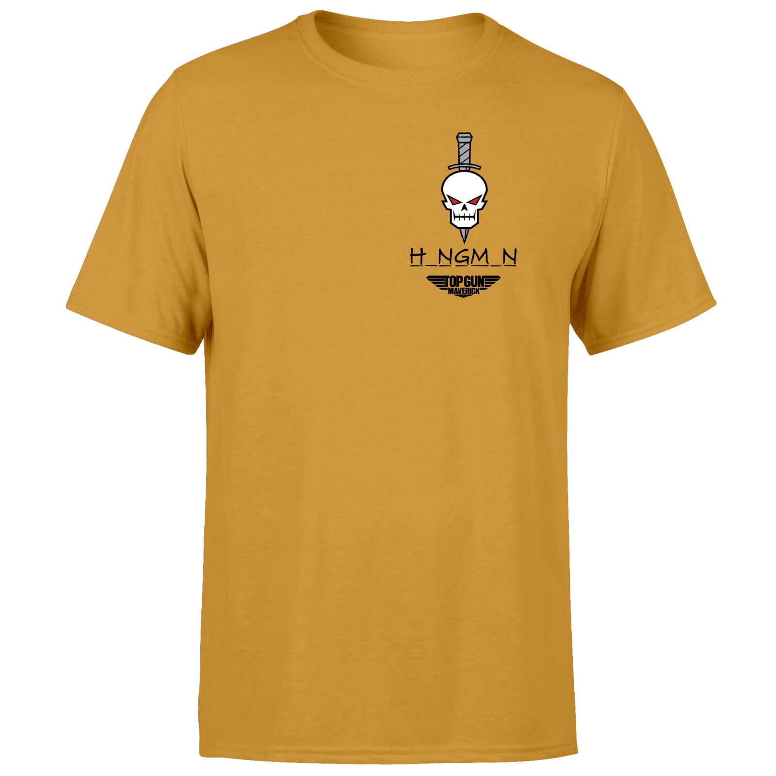 Top Gun Team Hangman Unisex T-Shirt - Mustard - XL - Mustard