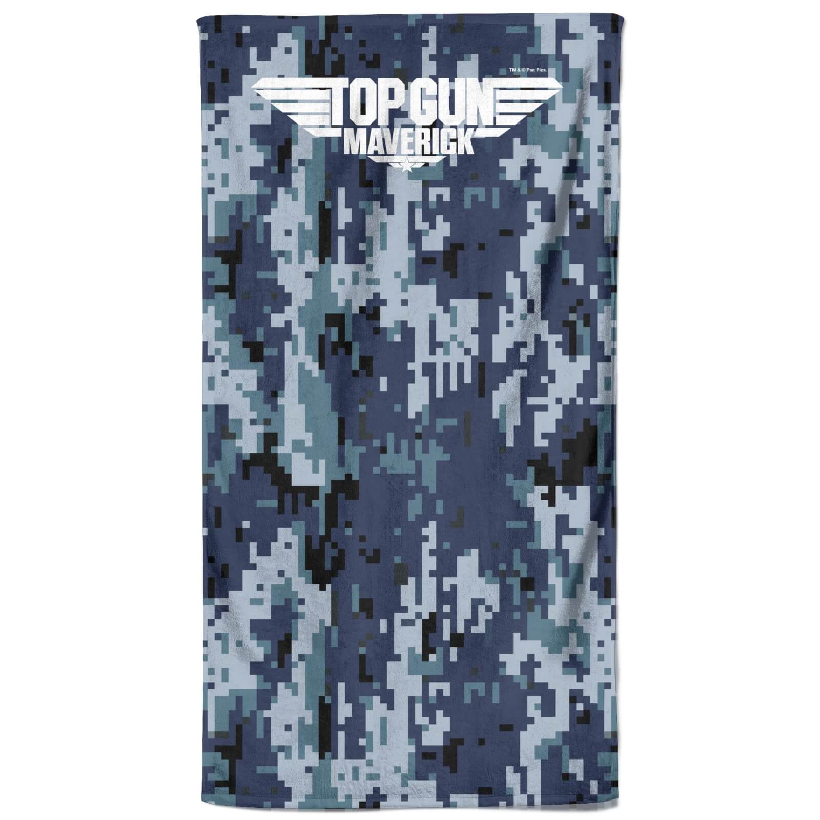 Top Gun Maverick Pixel Camo Beach Towel