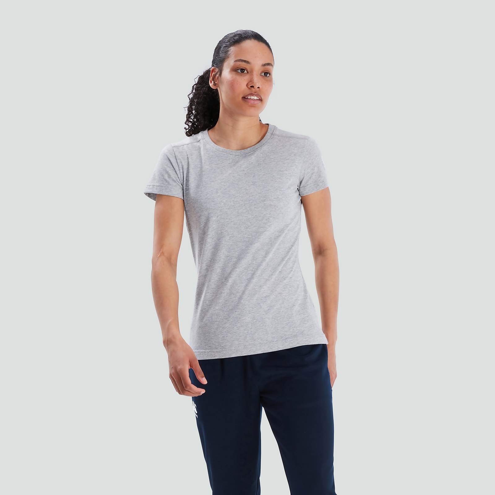 Womens Club Plain Tee Grey