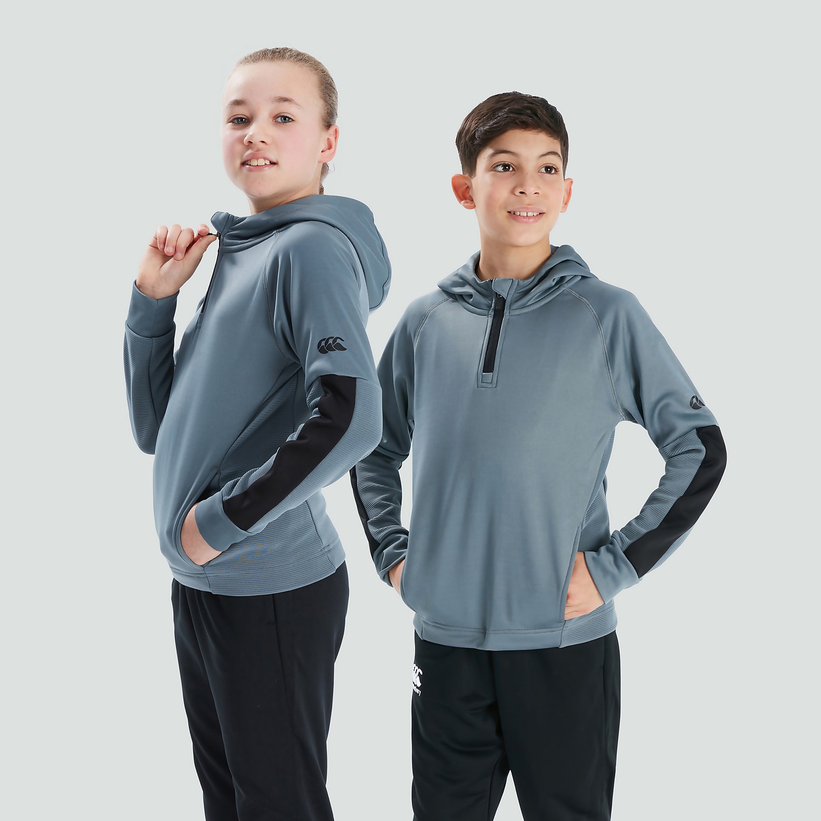 Junior Unisex Training Hoody Grey