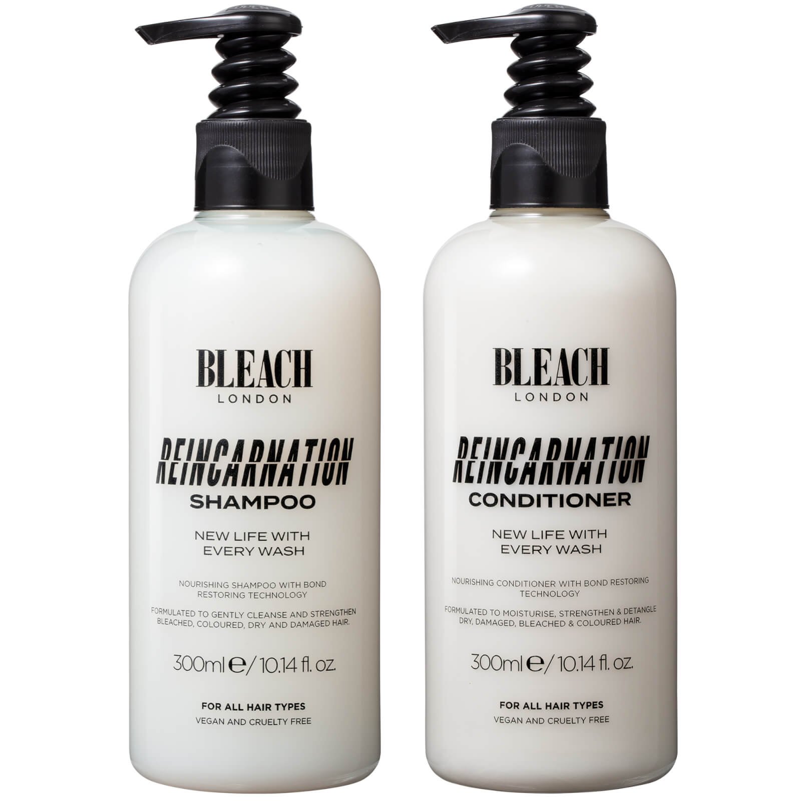 Image of Bleach Reincarnation Shampoo and Conditioner 300ml Bundle