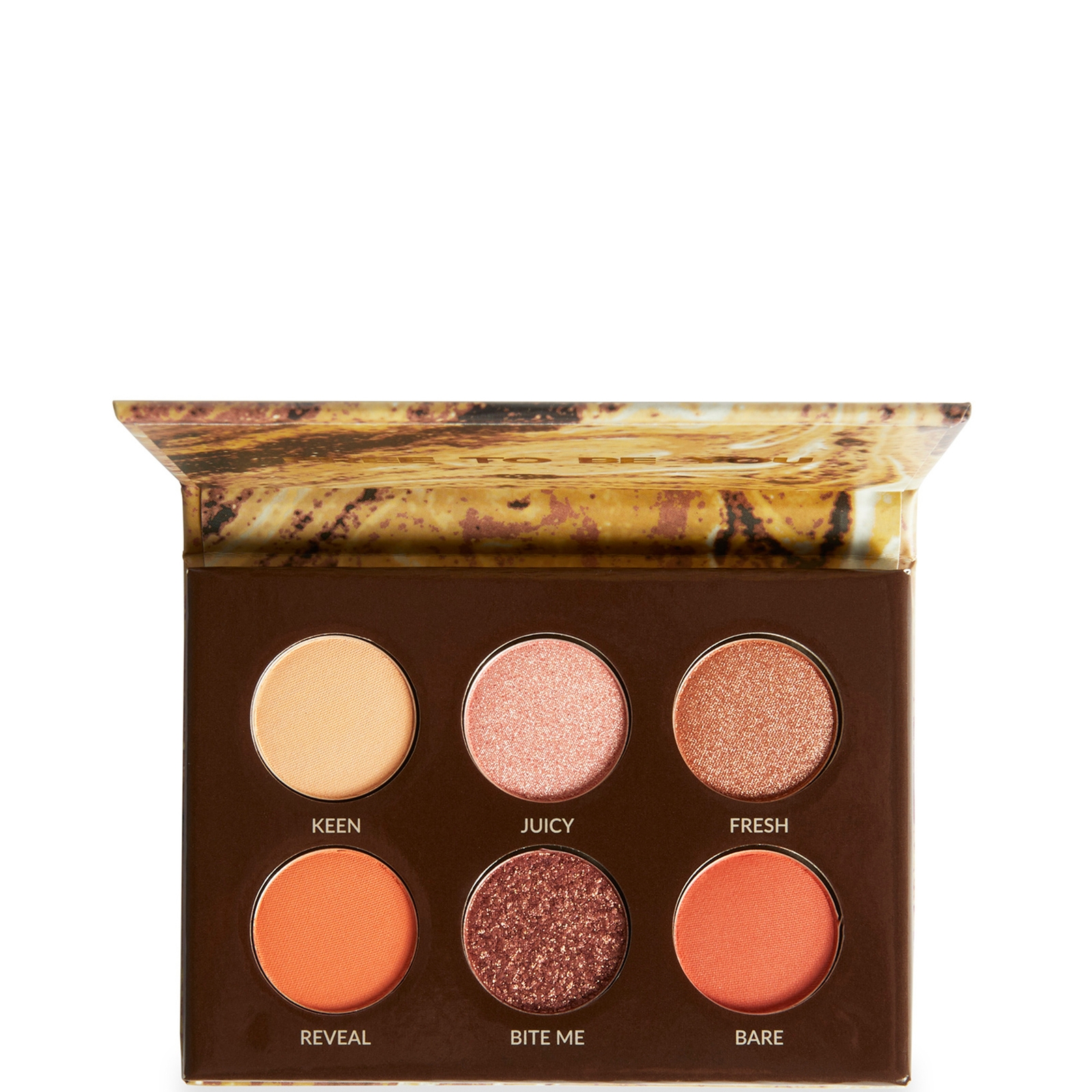 

BH Cosmetics Unleashed - 6 Color Shadow Palette - Peach Emoji