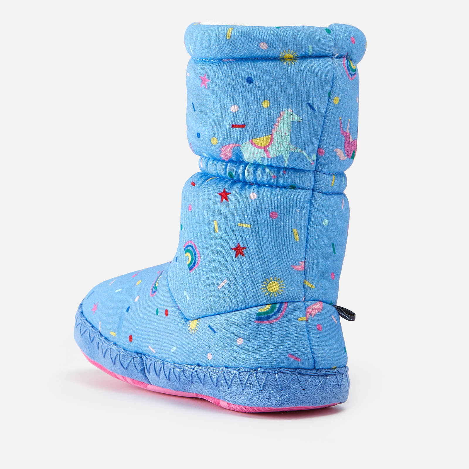 jouleskids padabout jersey and faux fur slipper boots - s