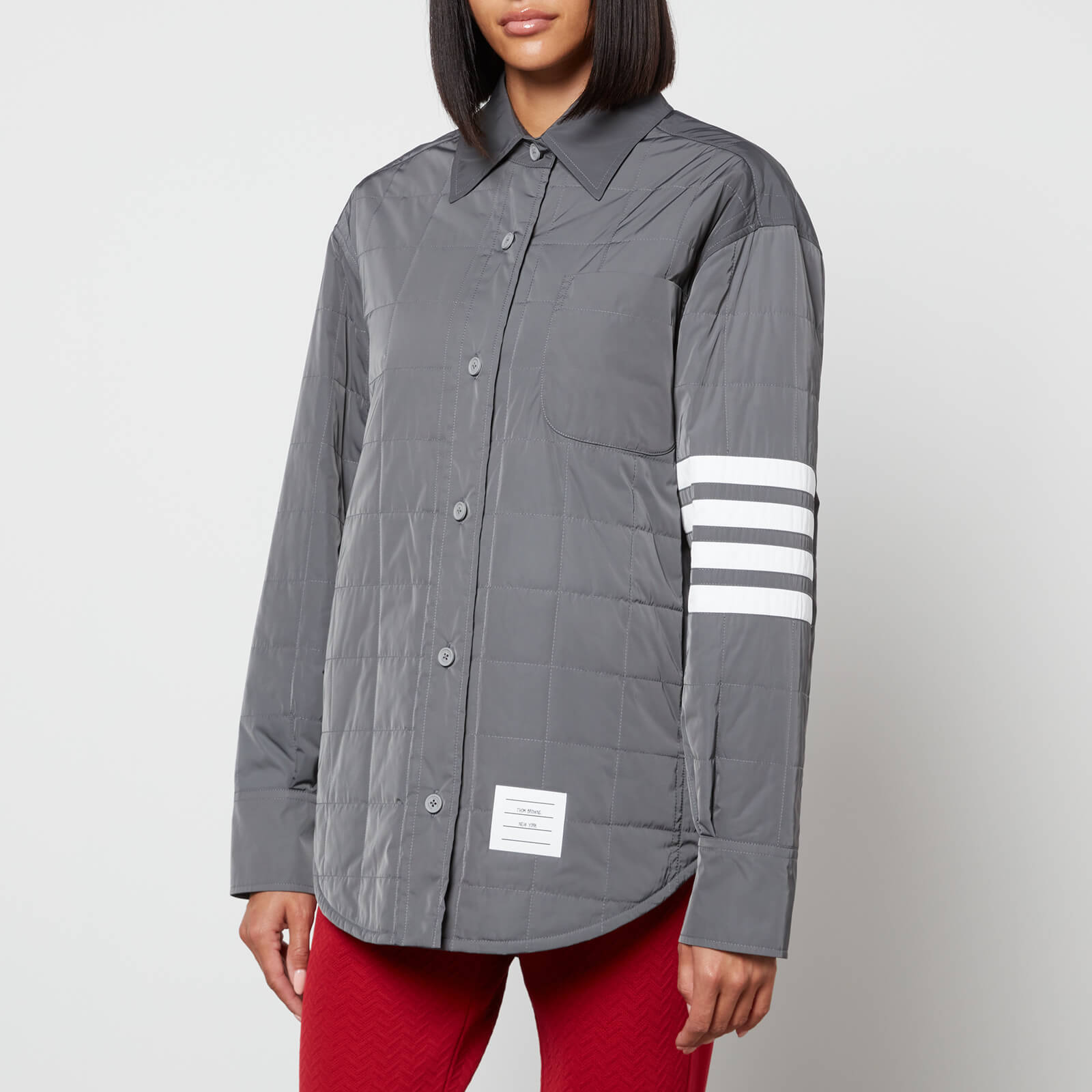 thom browne quilted shell down jacket - it 42/uk 10