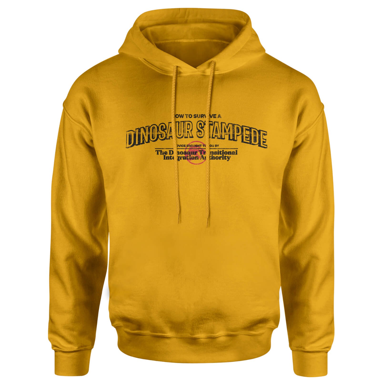 

Jurassic World Stampede Survival Guide Hoodie - Mustard - S