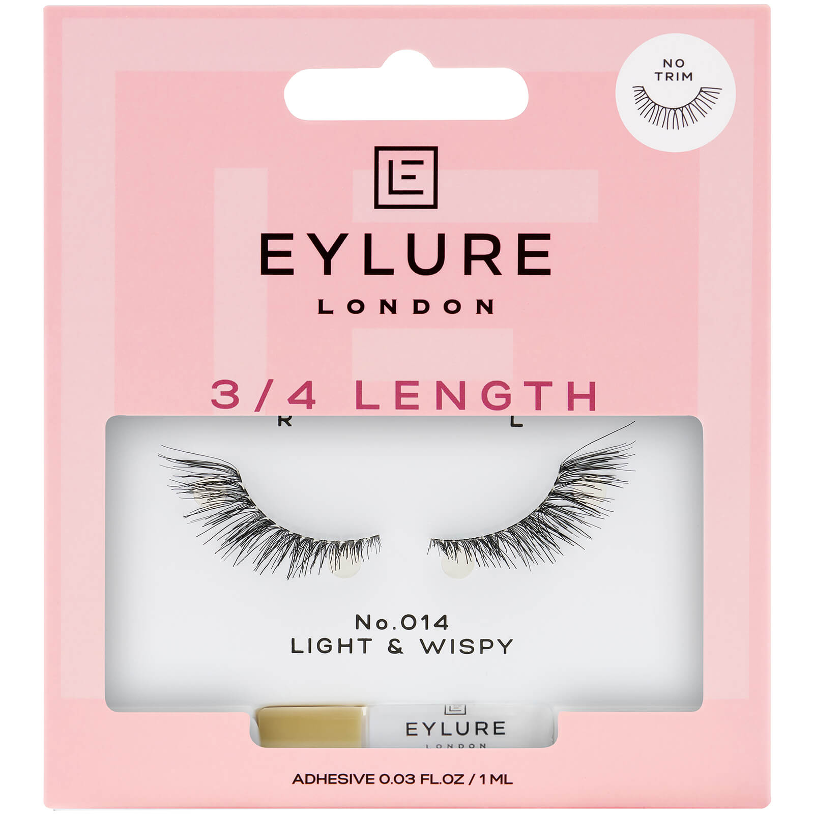 Eylure 3/4 Length Lashes No.014 In White