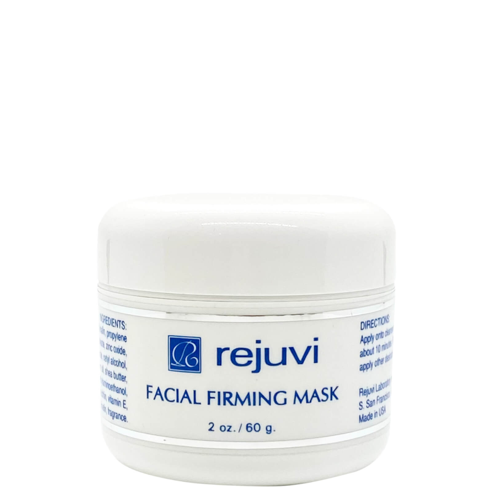 Rejuvi Facial Firming Mask 3.77 oz In White