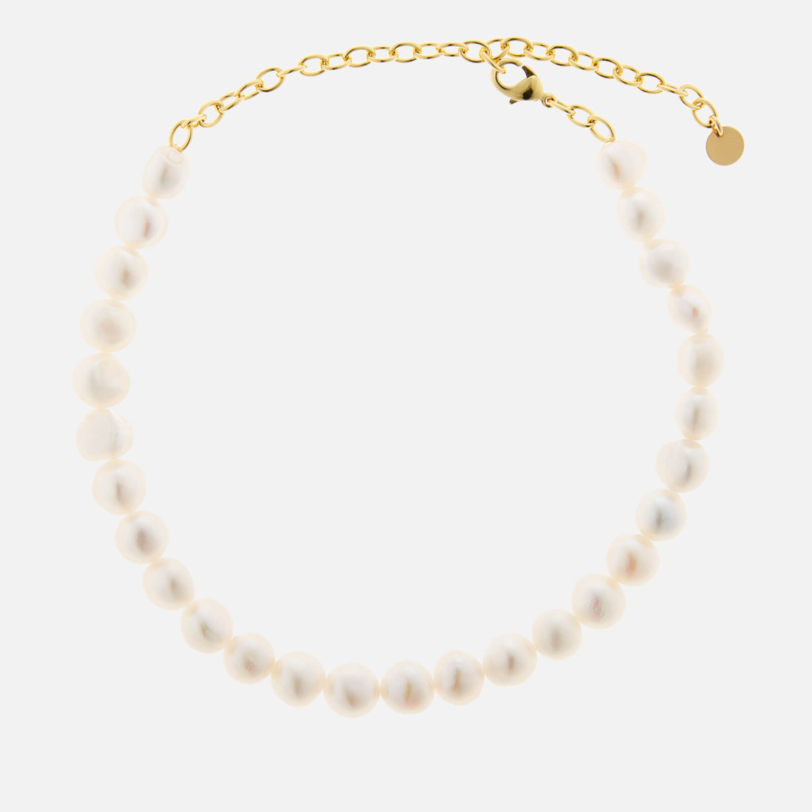 Cult Gaia Melody Gold-Tone and Pearl Choker