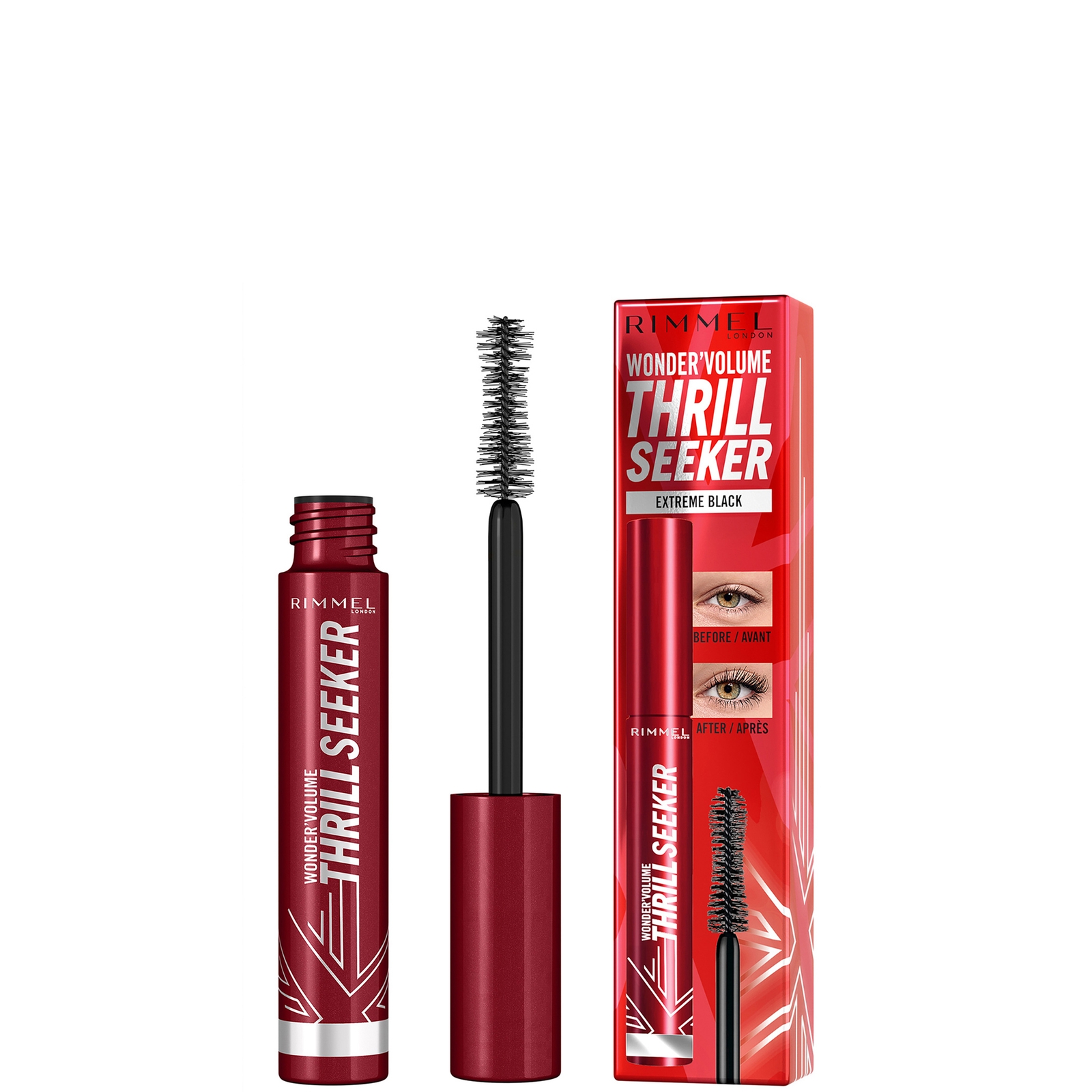 Image of Rimmel Volume Thrill Seeker Mascara (Various Shades) - Extreme nero051