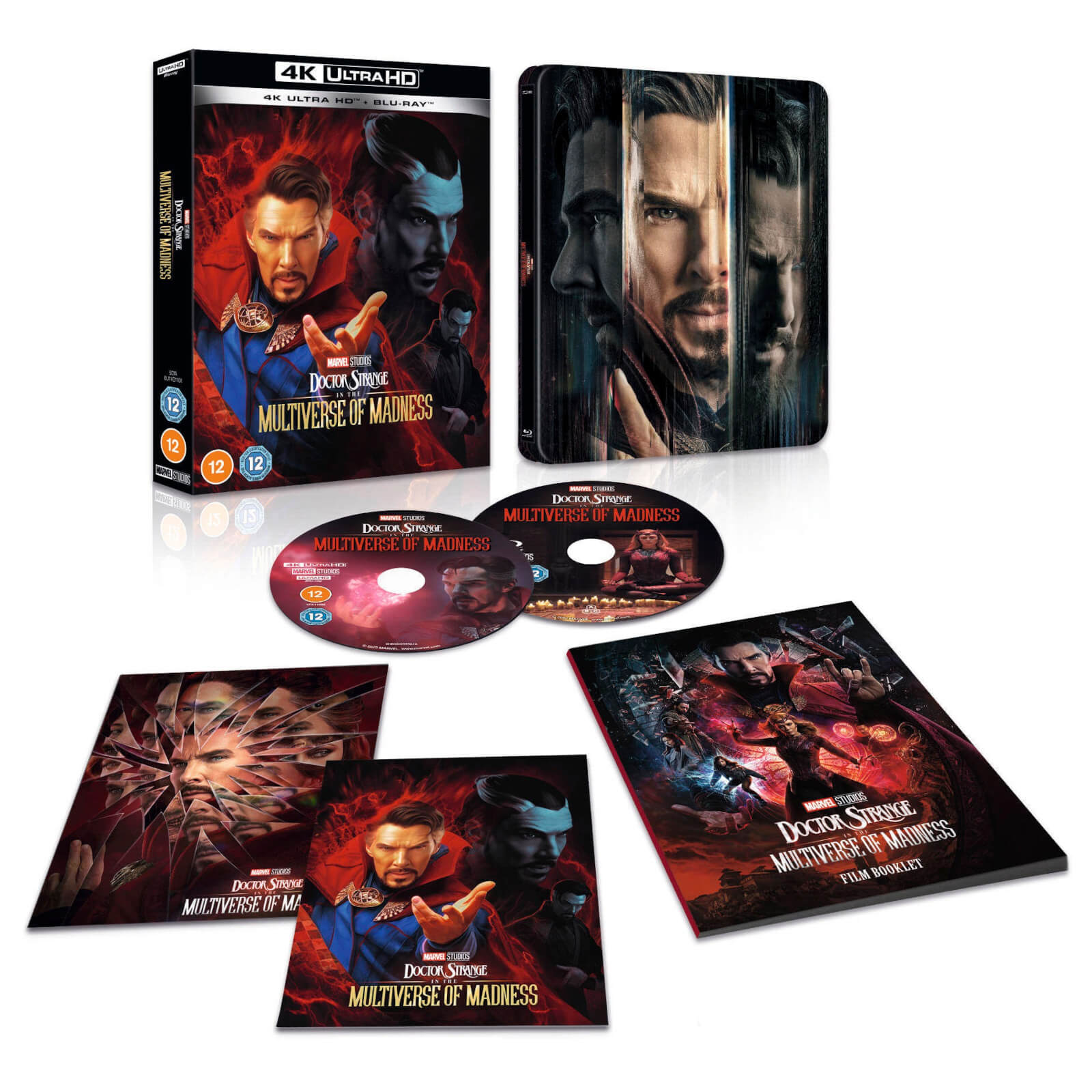 Marvel Studio's Doctor Strange In The Multiverse Of Madness Zavvi Exclusive Collectors Edition 4K Ultra HD Steelbook (in