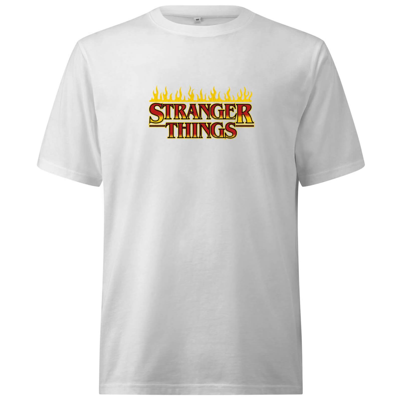 T-Shirt Stranger Things Oversize - Blanc - XL - Blanc