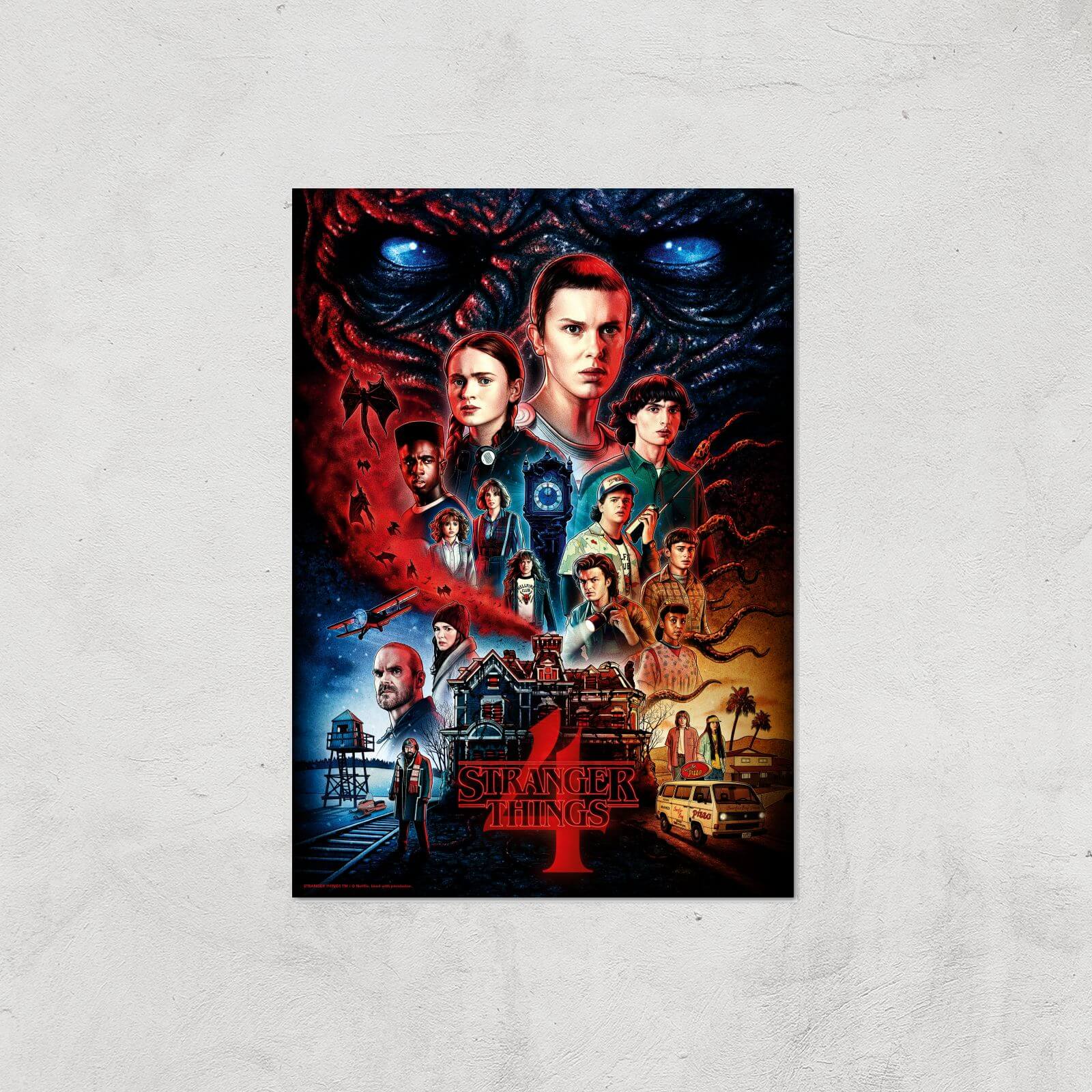 

Stranger Things Composition Giclee Art Print - A3 - Print Only