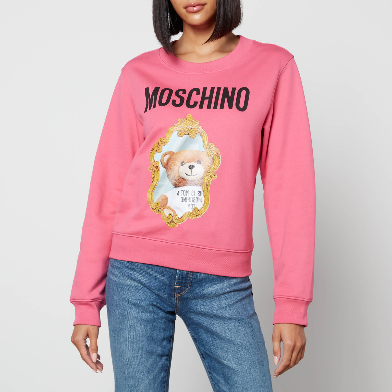 Moschino Bear Cotton-Jersey Sweatshirt - IT 42/UK 10