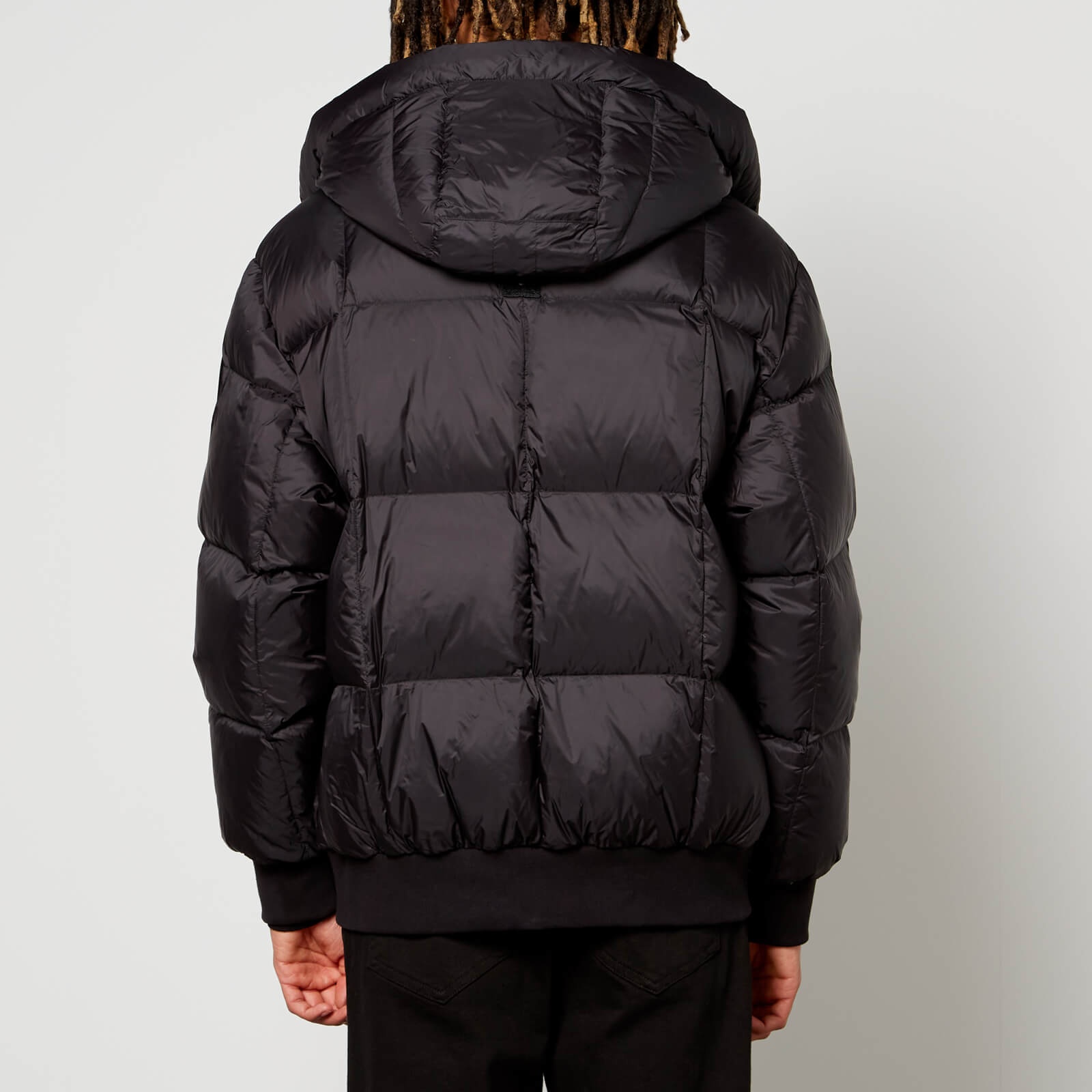  125th Street Down Bomber Jacket - Black