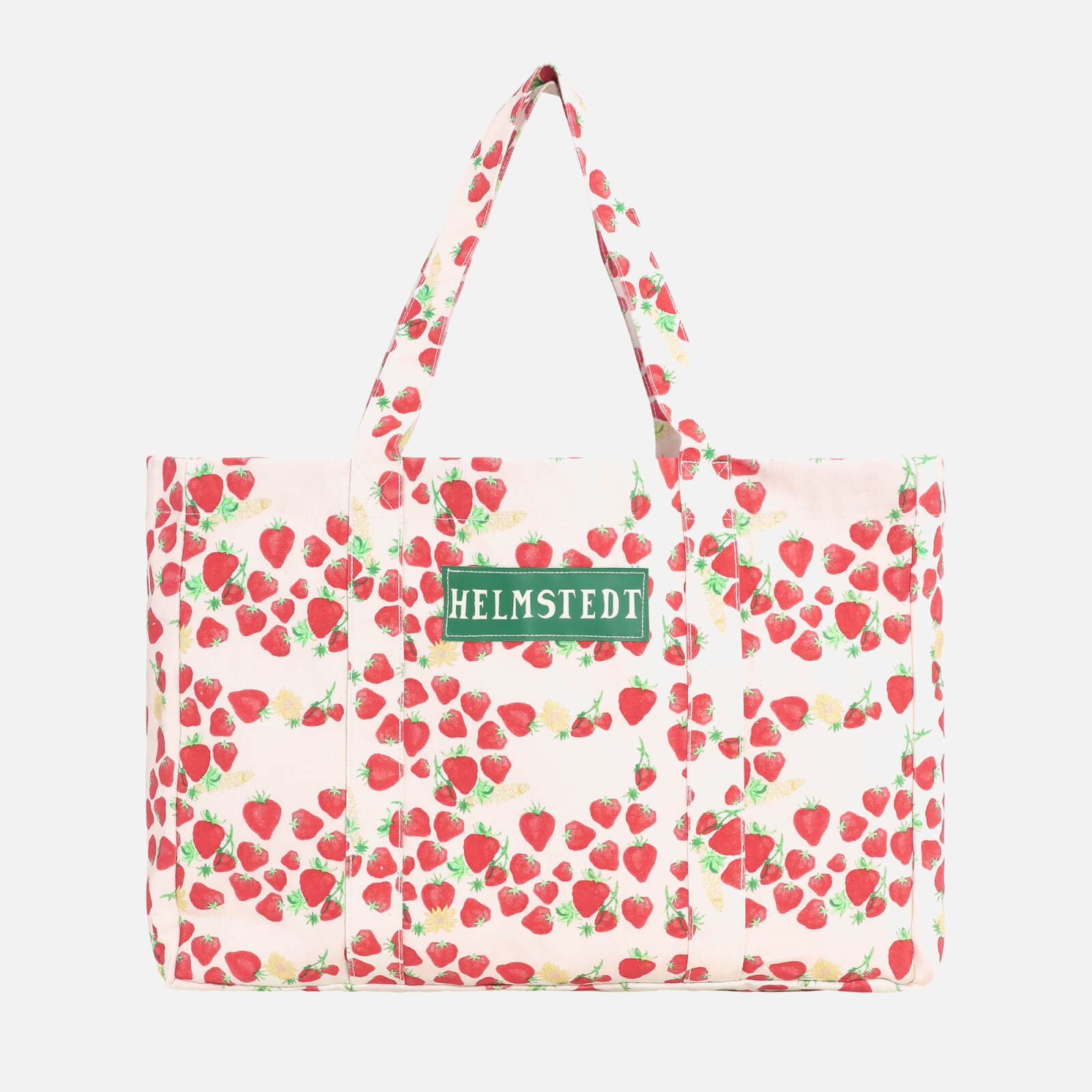 Helmstedt Terry Strawberry Print Canvas Tote Bag
