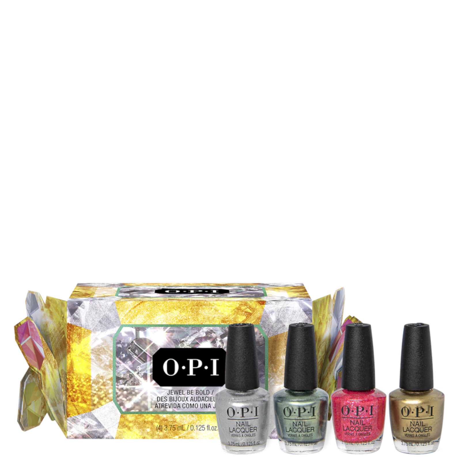 OPI Jewel Be Bold Collection Nail Lacquer 4-Piece Mini Cracker