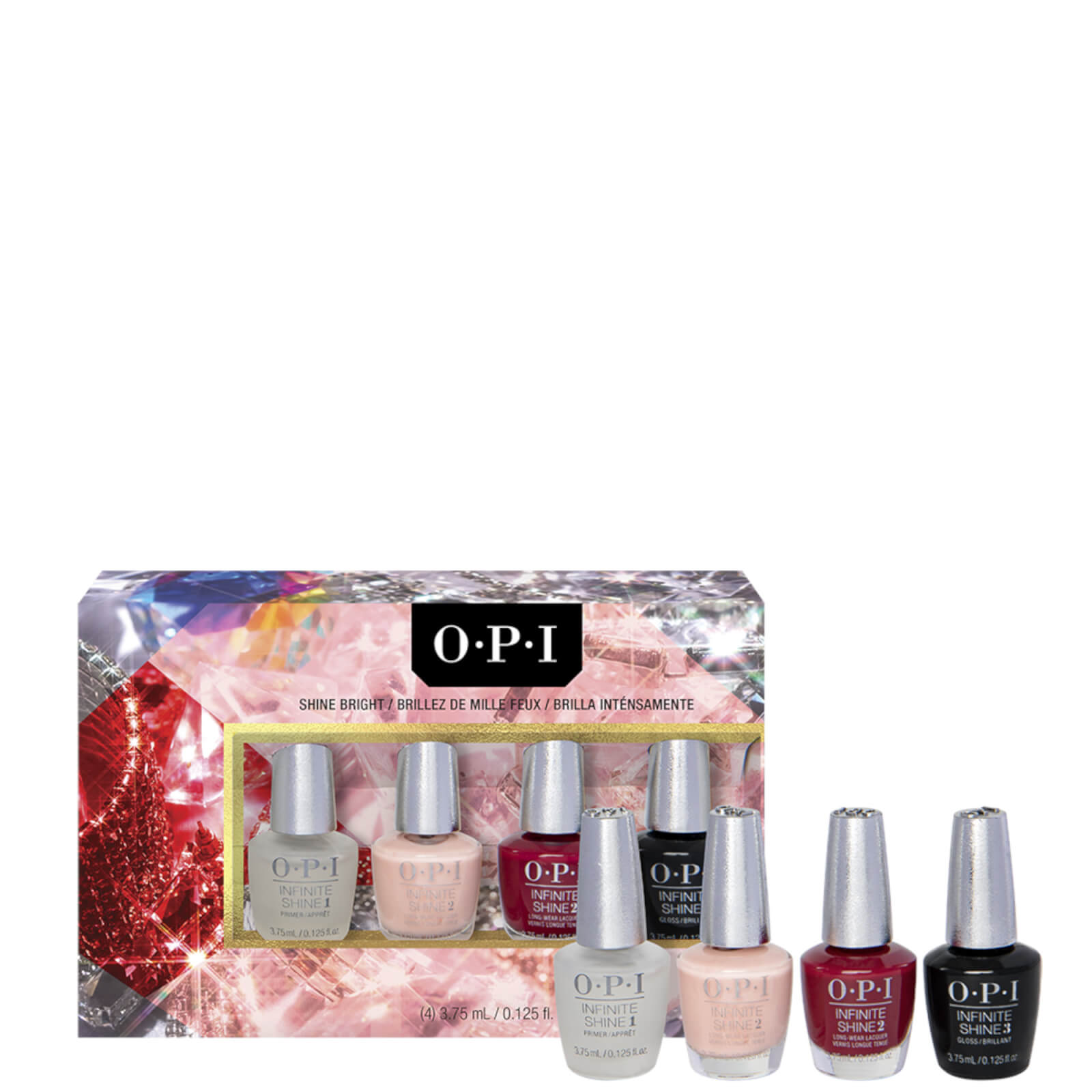 

OPI Jewel Be Bold Collection Infinite Shine 4-Piece Mini-Pack (Iconics)