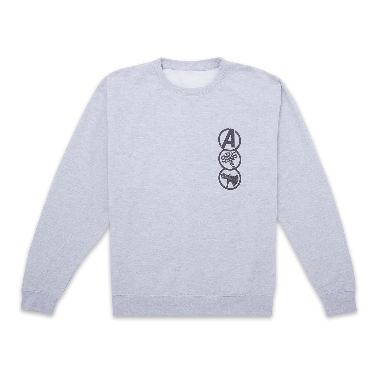 Marvel Thor - Love and Thunder Tri Logos Sweatshirt - Grey - XL