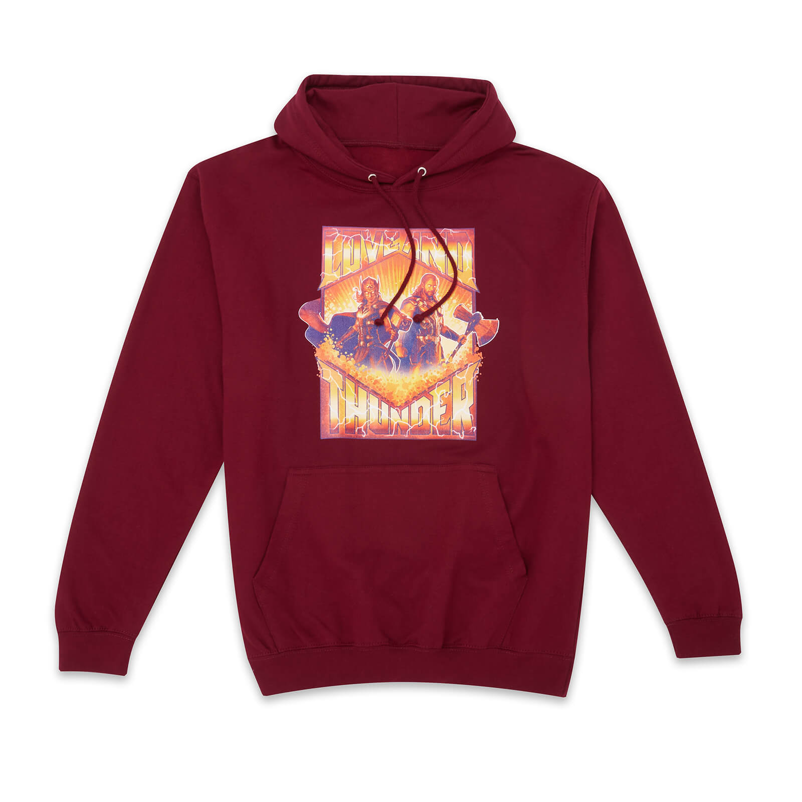 

Hoodie Marvel Thor - Love and Thunder Fire Composition - Bordeaux - M
