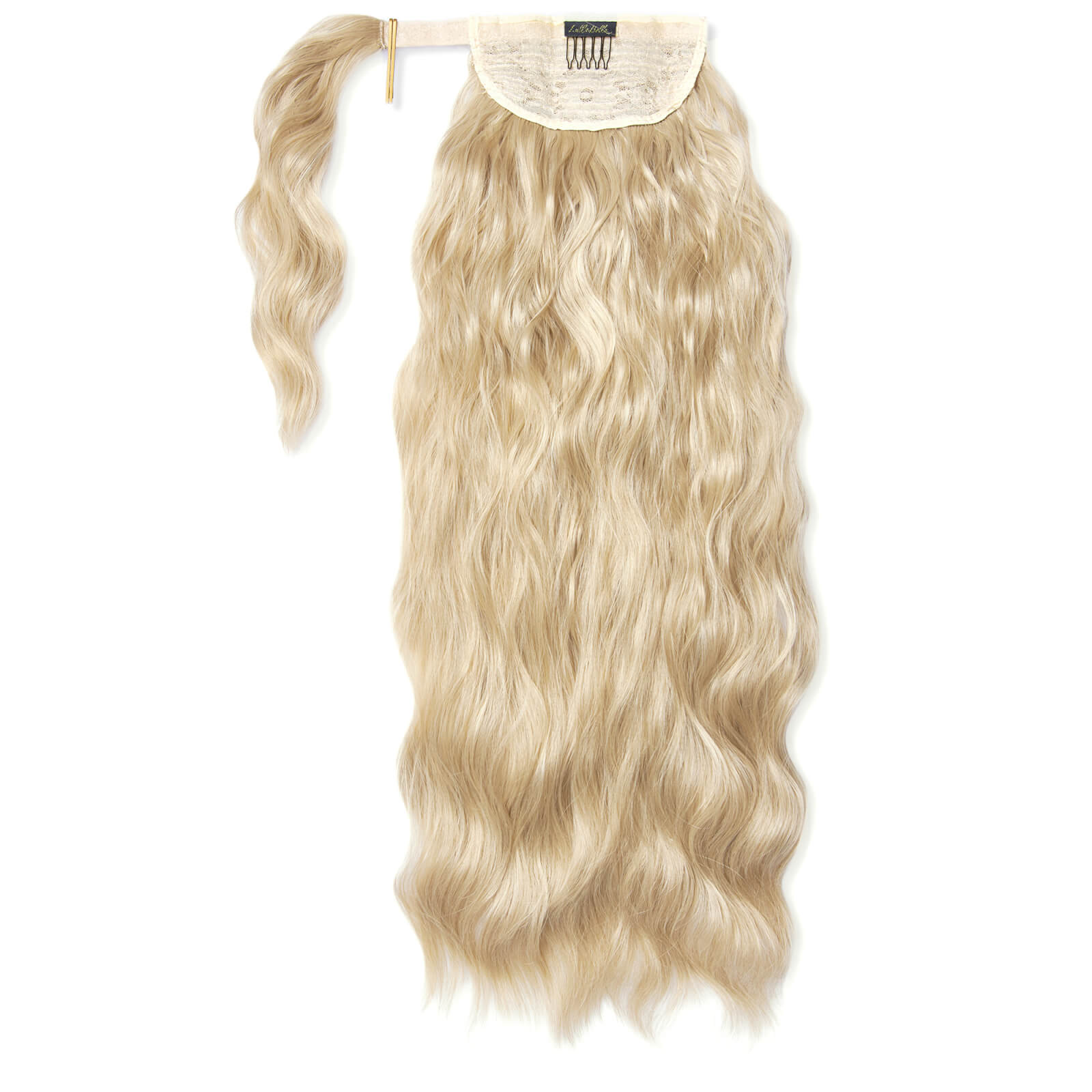

LullaBellz Grande 26 Textured Wave Wraparound Pony (Various Shades) - Light Blonde
