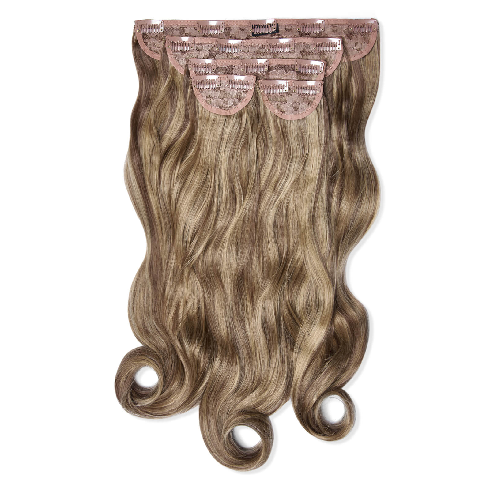 Lullabellz Super Thick 22  5 Piece Curly Clip In Extensions (various Shades) - Mellow Brown