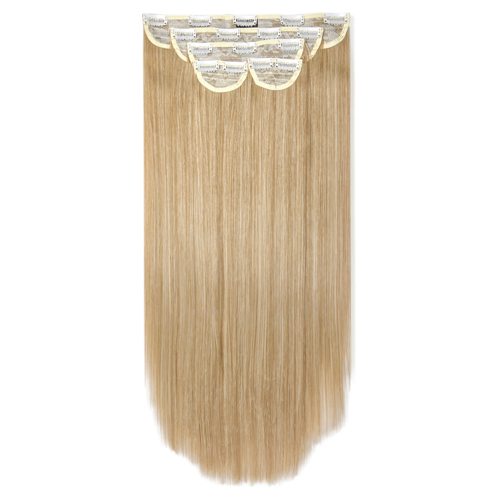 Lullabellz Super Thick 22  5 Piece Straight Clip In Extensions (various Shades) - Golden Blonde