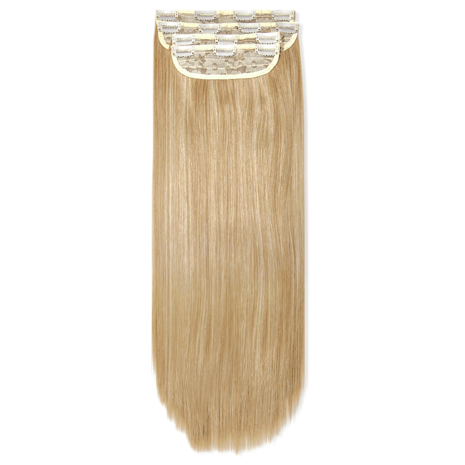 LullaBellz Ultimate Half Up Half Down 22  Straight Extension and Pony Set (Various Shades) - Golden 