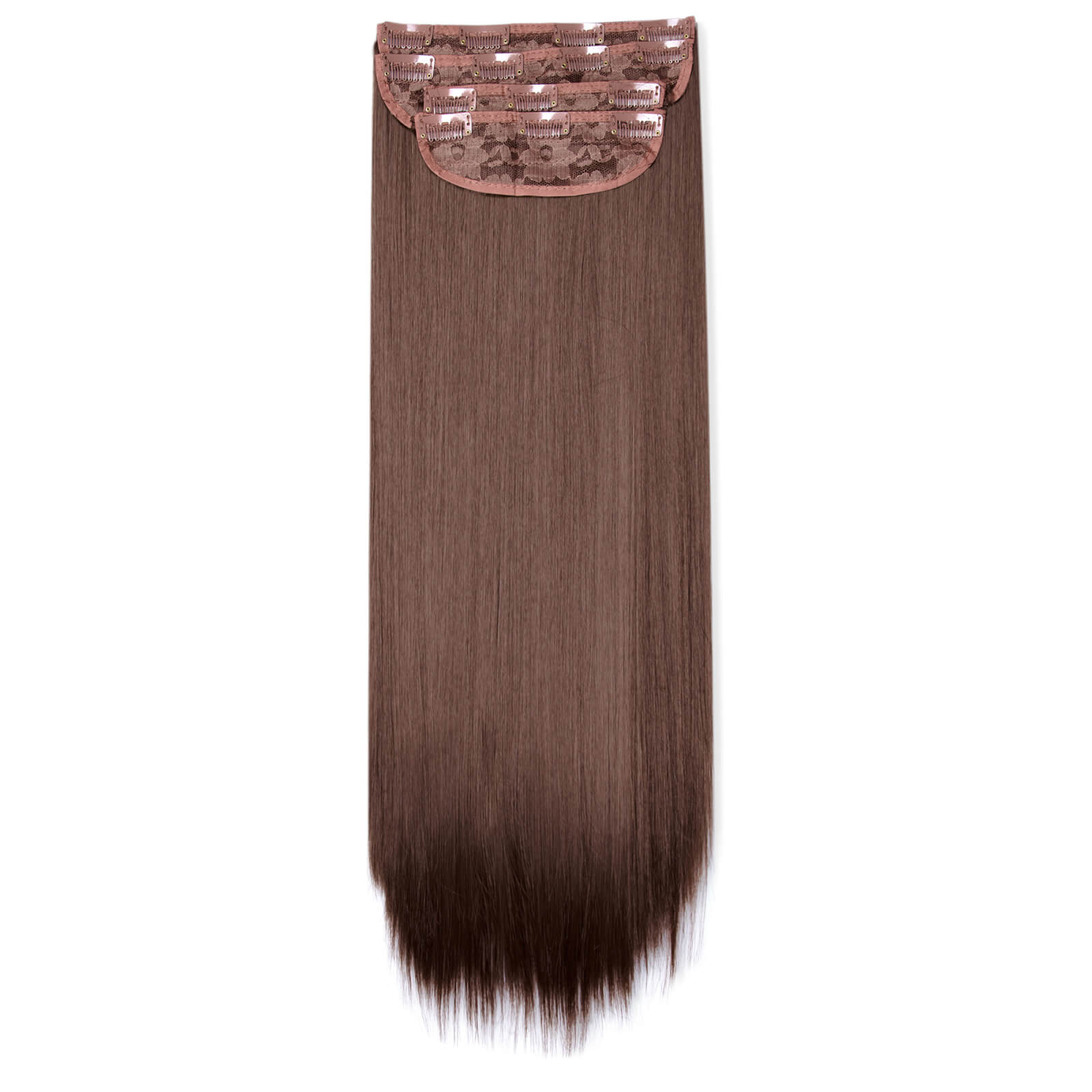 Lullabellz Ultimate Half Up Half Down 22  Straight Extension And Pony Set (various Shades) - Chestnu In Chestnut