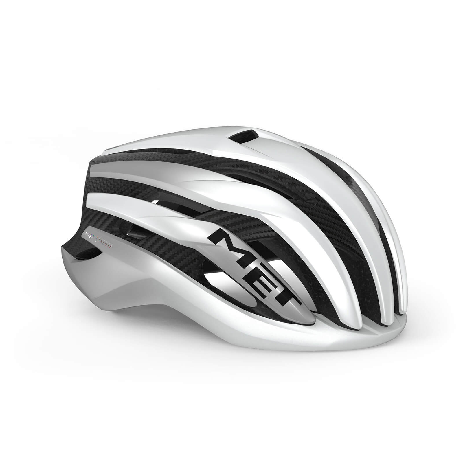 MET Trenta 3K Carbon MIPS Road Helmet - M - Silver