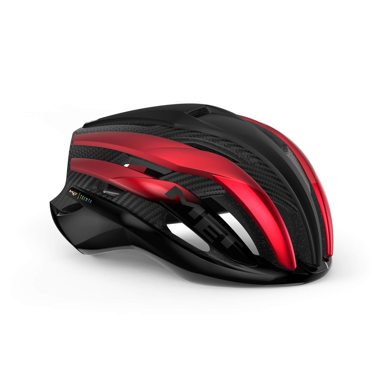 MET Trenta 3K Carbon MIPS Road Helmet - M - Red
