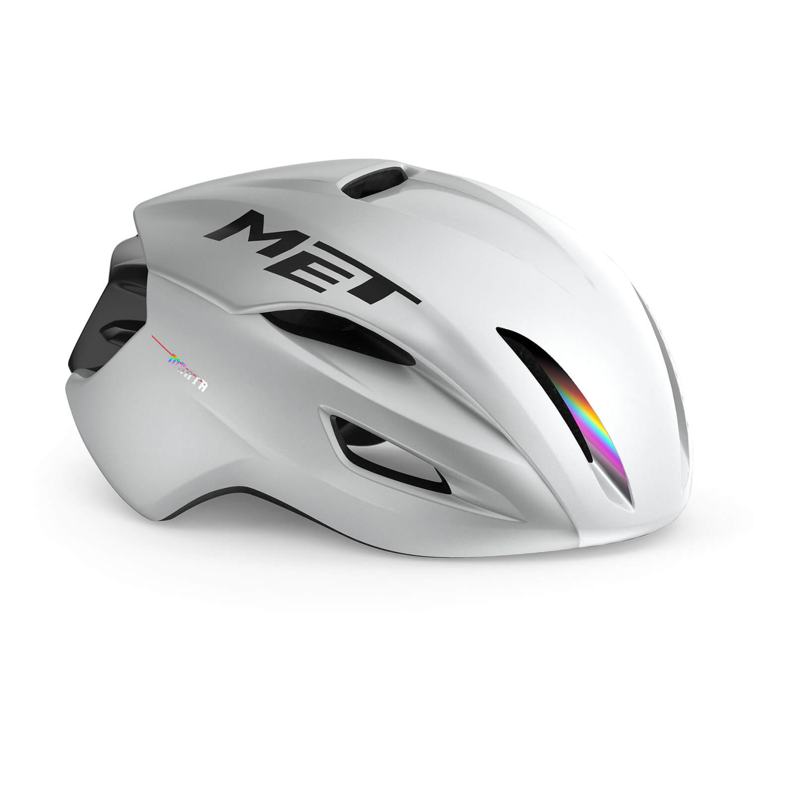 MET Manta MIPS Road Helmet - M - White Holographic