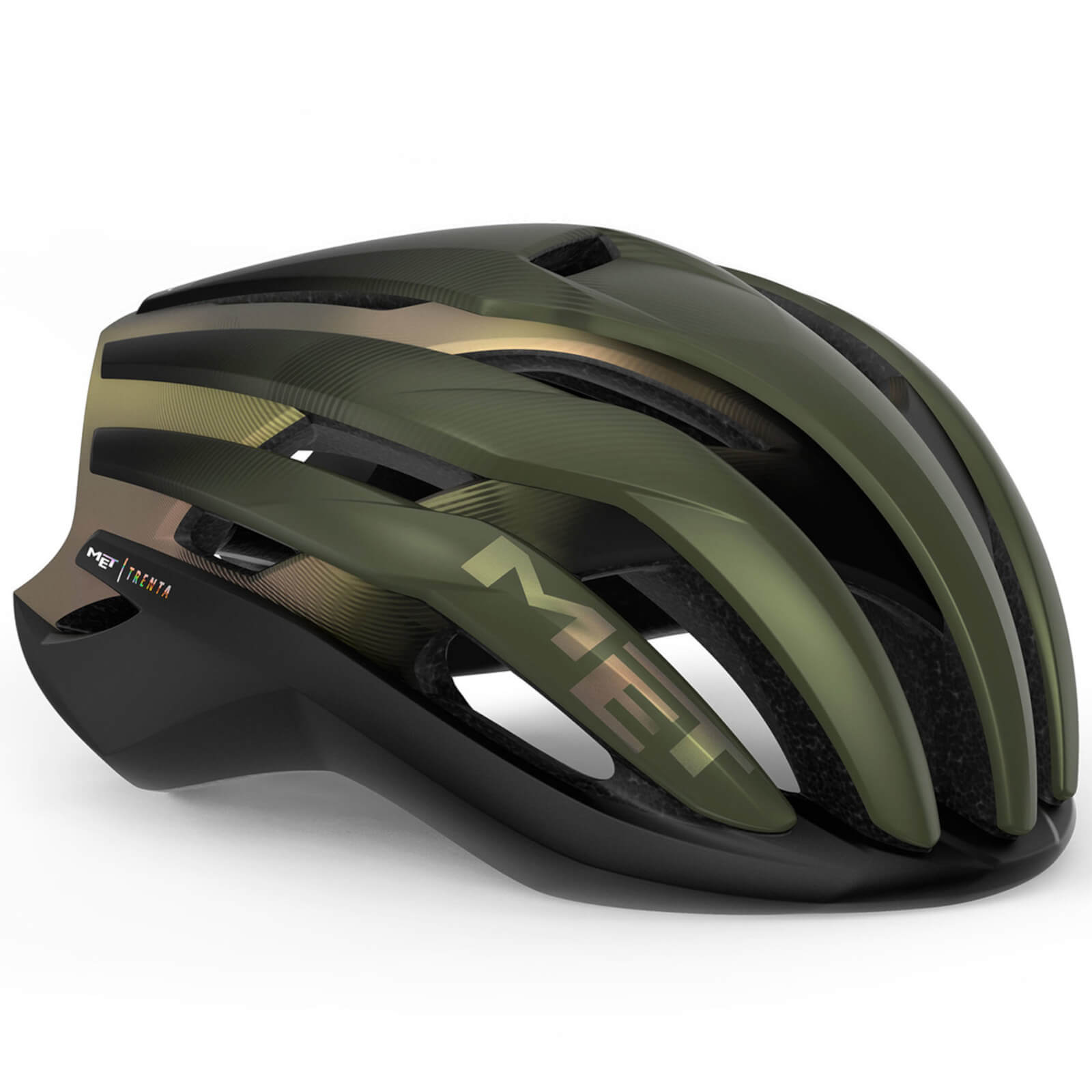 MET Trenta MIPS Road Helmet - L - Olive
