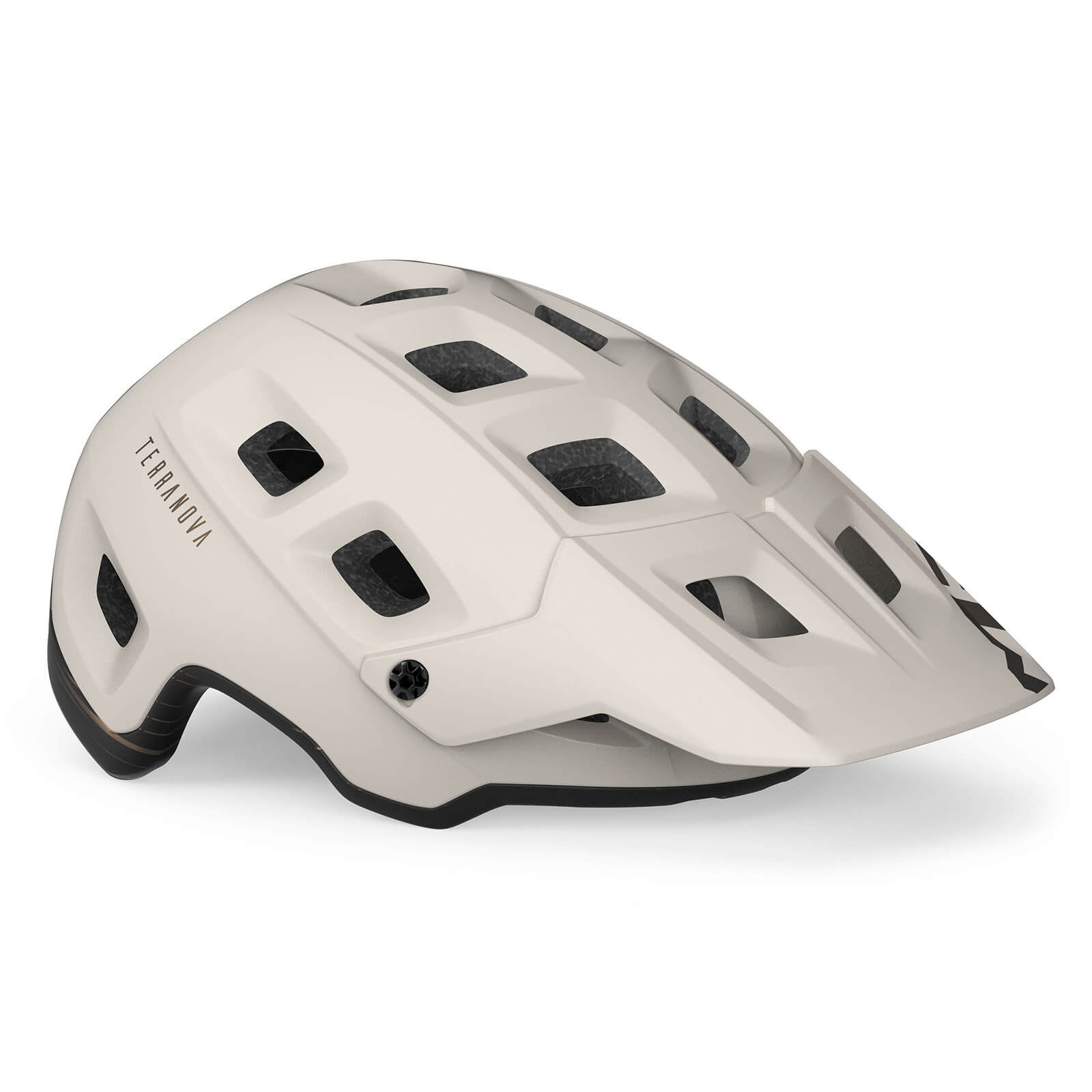 MET Terranova MIPS MTB Helmet - S - White/Bronze