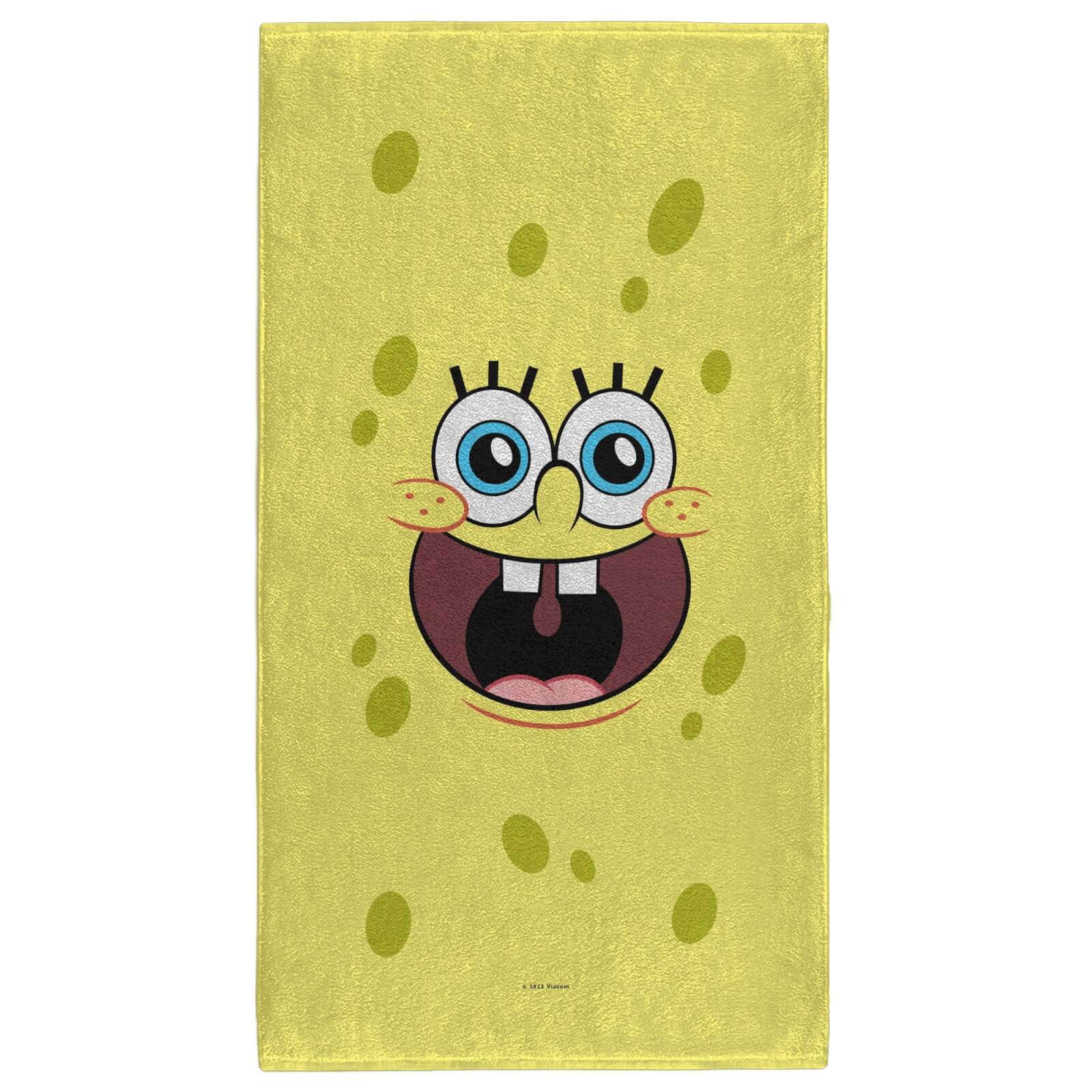 Spongebob Squarepants Spongebob Face Hand Towel