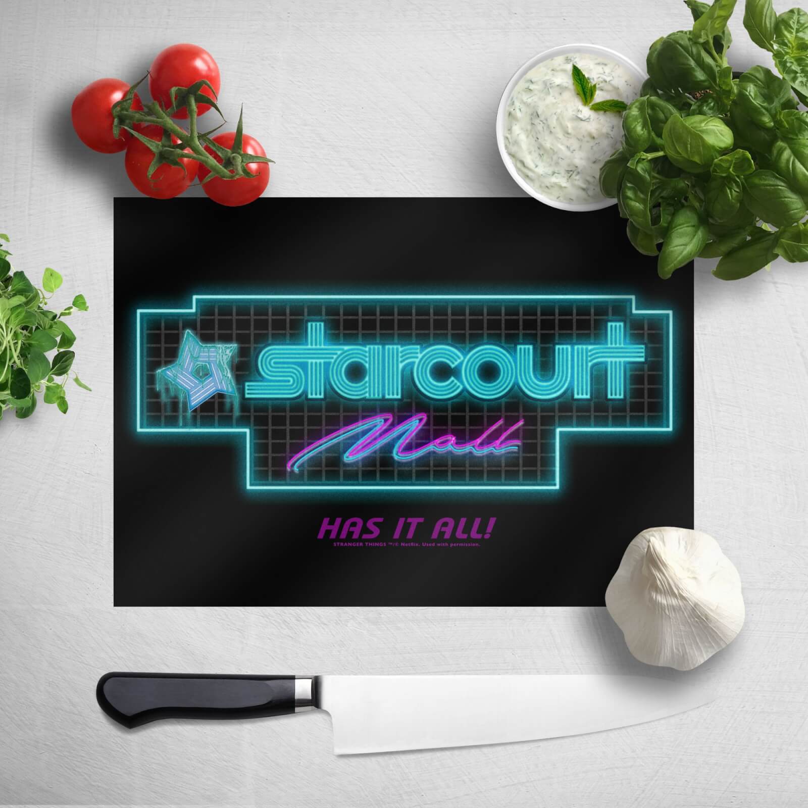Stranger Things Starcourt Mall Chopping Board