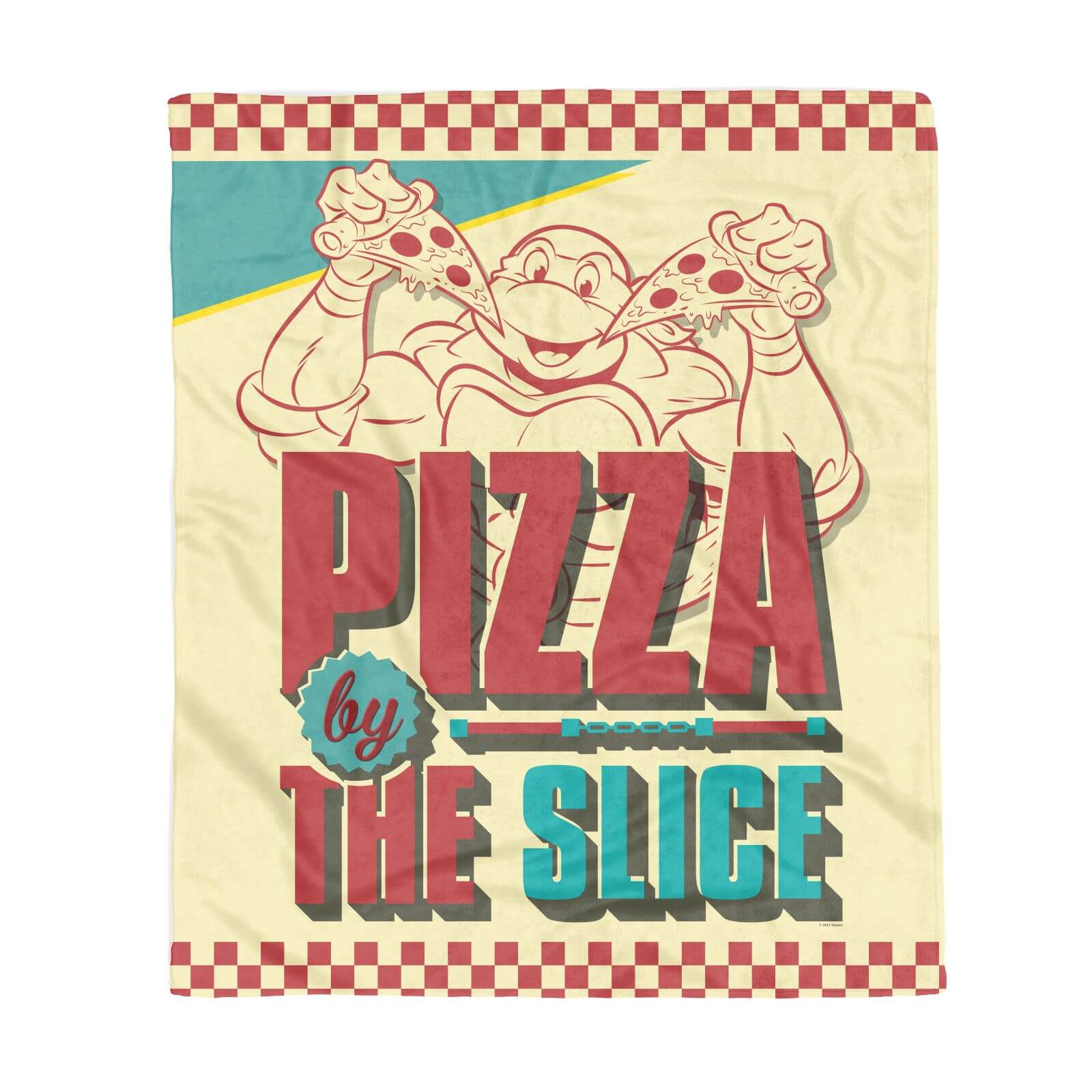 

Teenage Mutant Ninja Turtles Pizza By The Slice Fleece Blanket - S