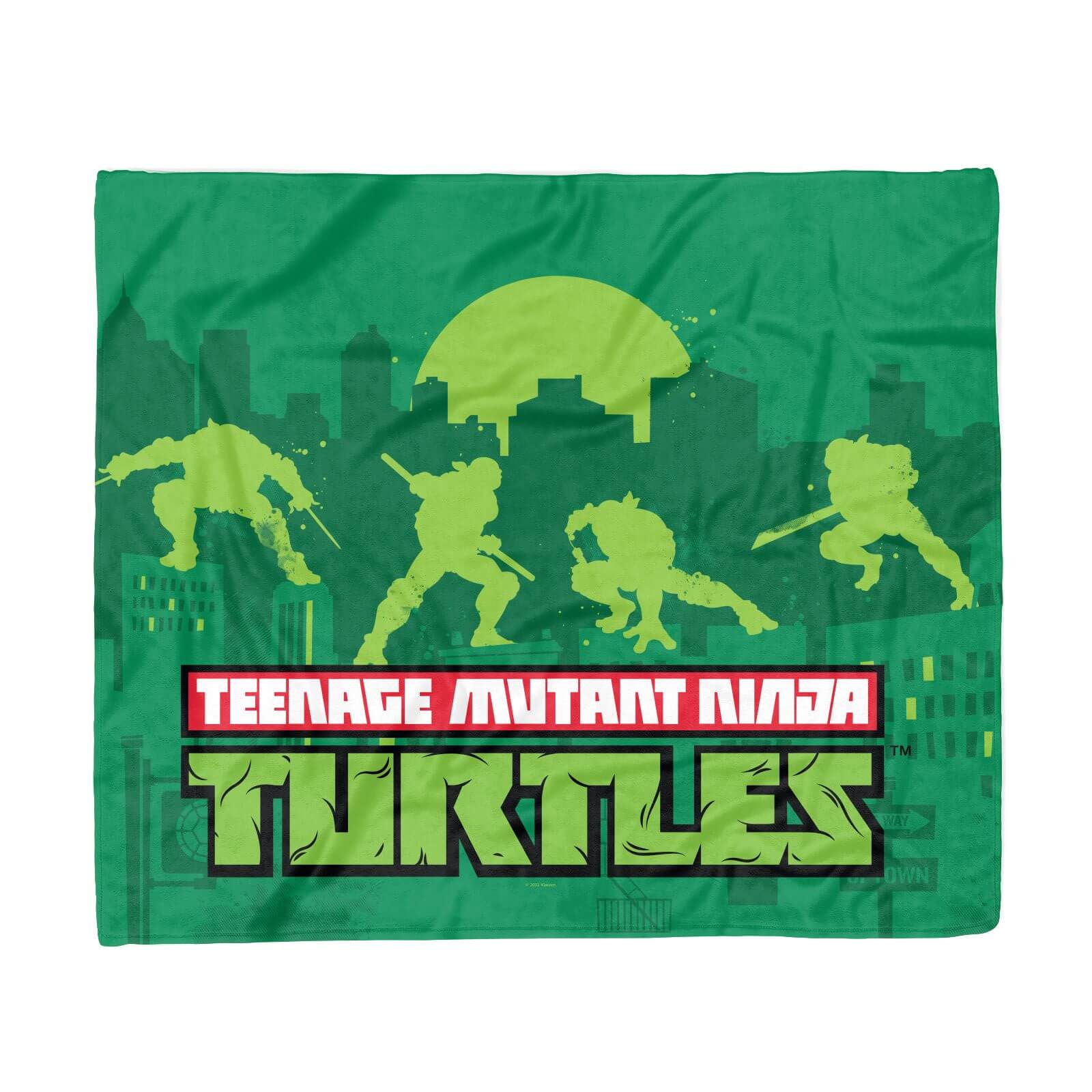 

Teenage Mutant Ninja Turtles Turtles Silhouettes Fleece Blanket - S