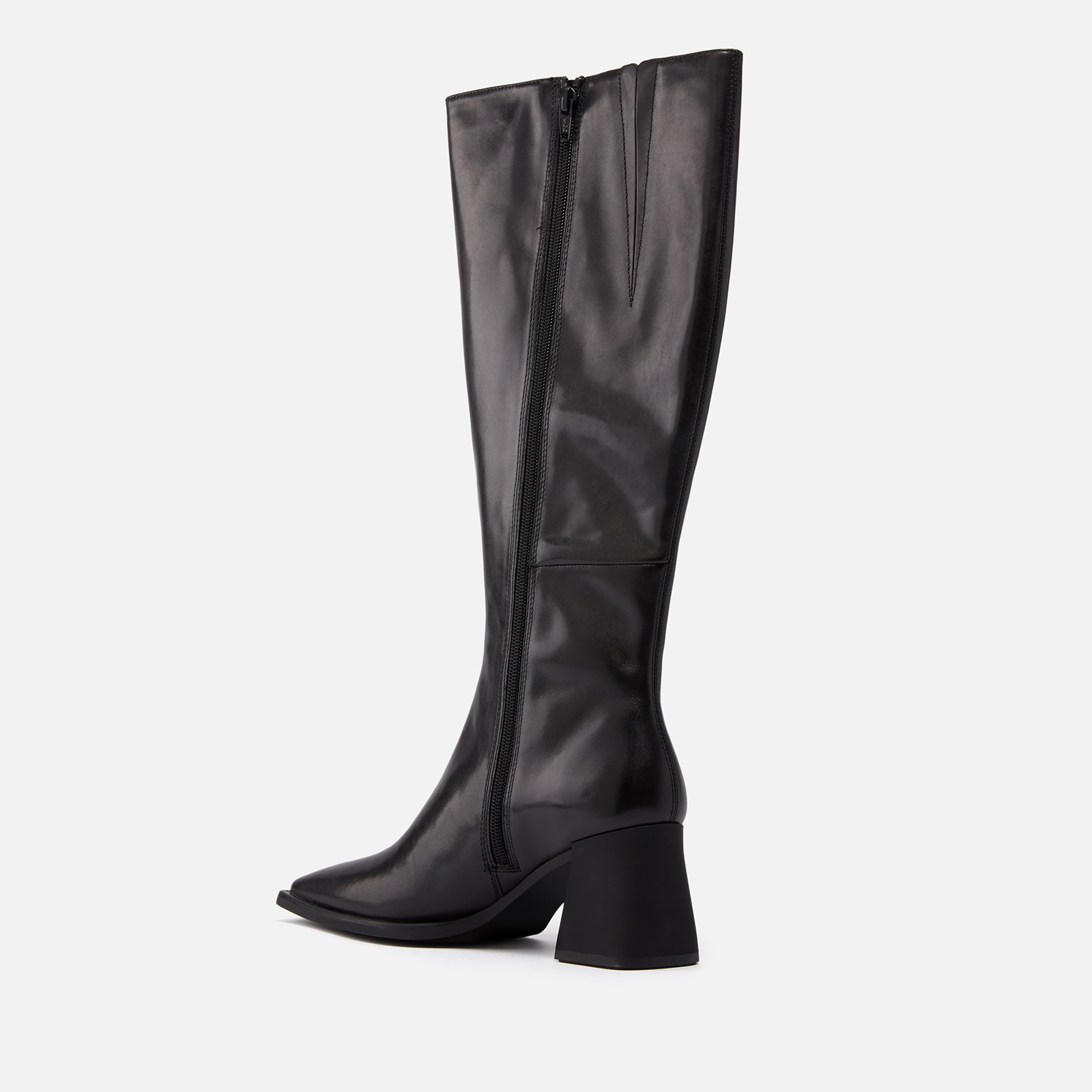 vagabond women's hedda leather heeled knee boots - uk 3