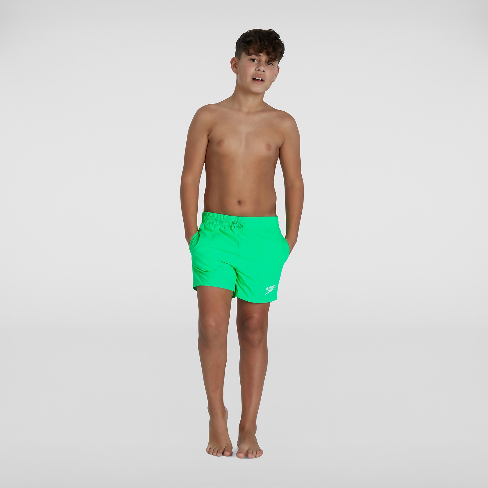 Short de bain Essential Garçon 33 cm vert