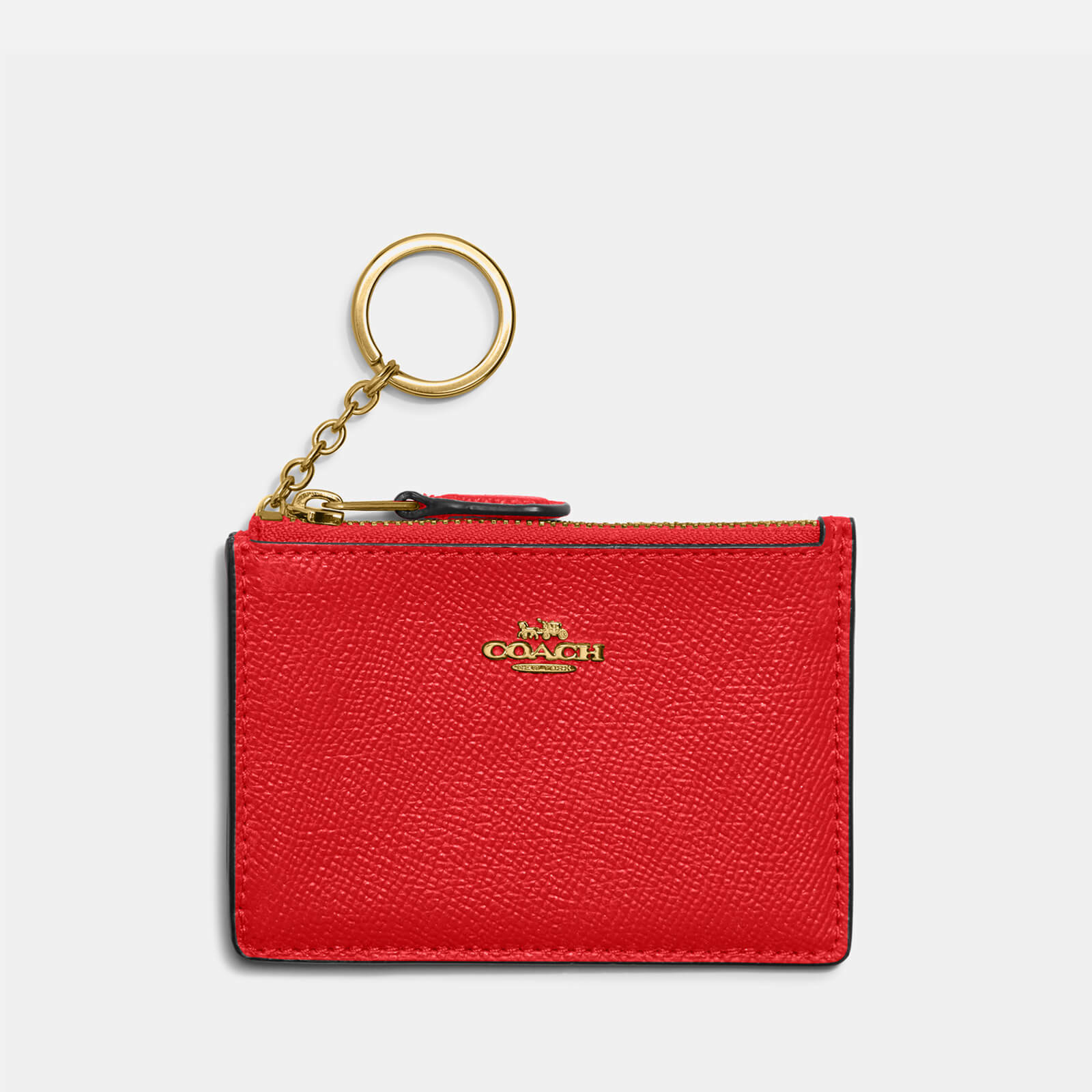 Coach Textured-Leather Cardholder