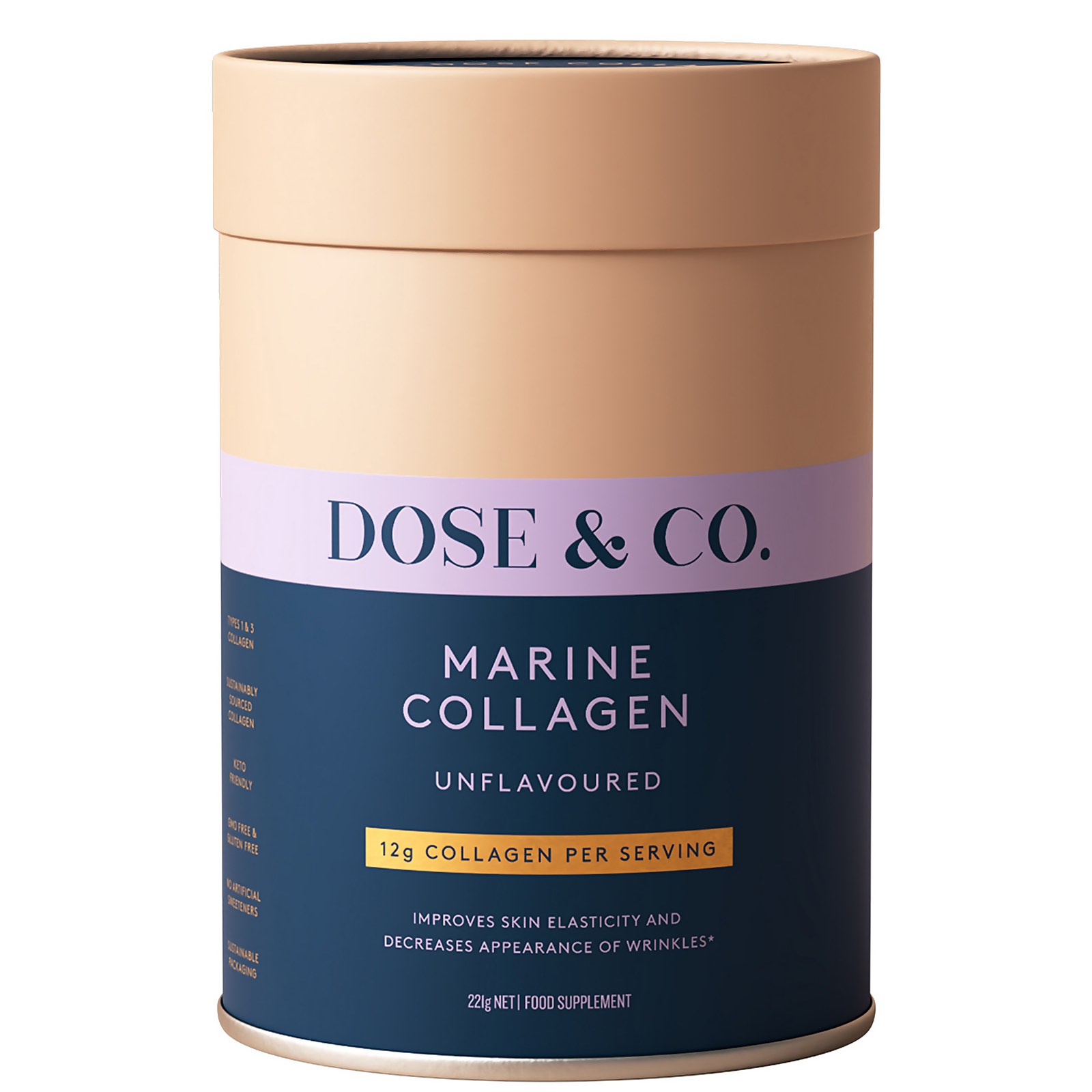 

Dose & Co Marine Collagen Unflavored 221g