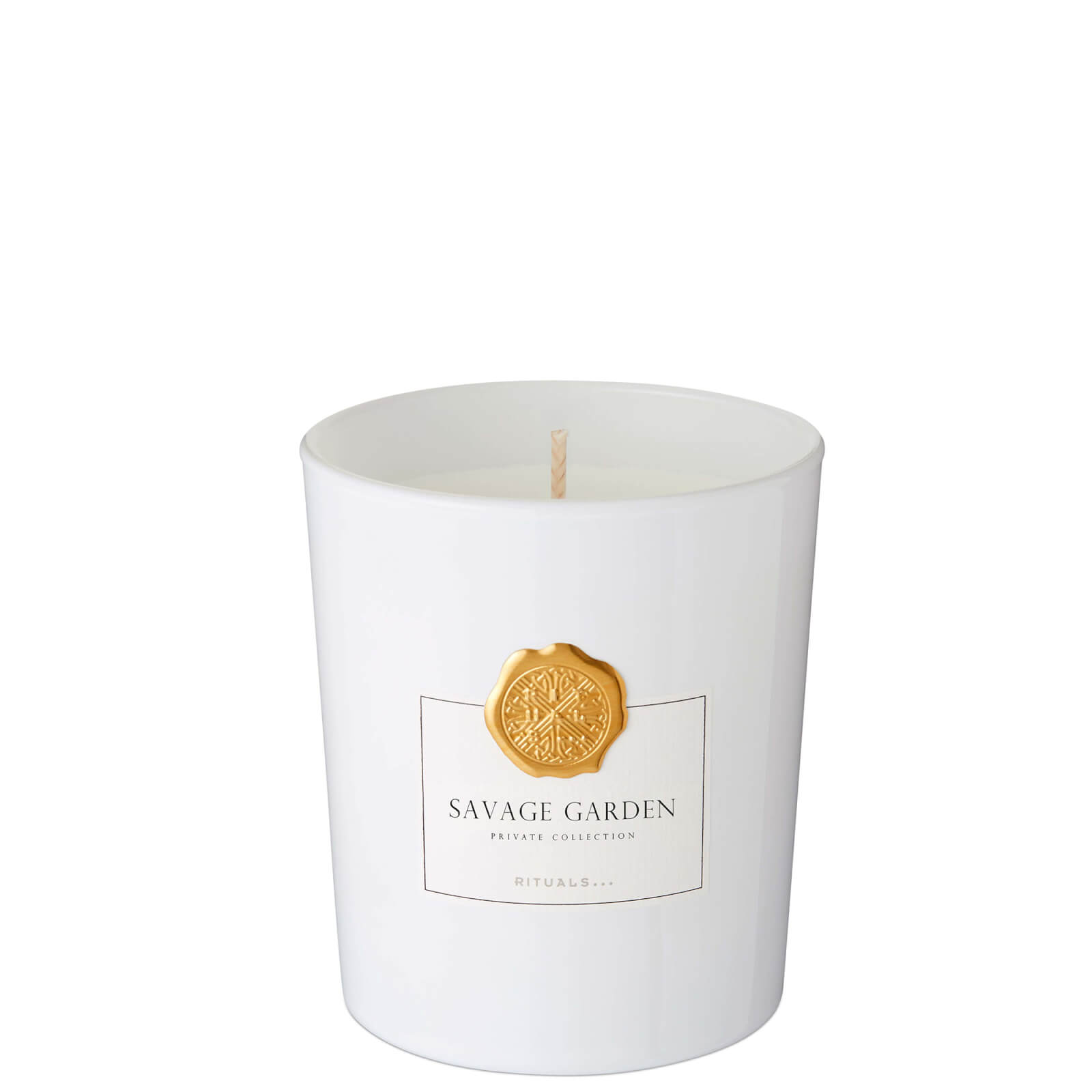 Rituals Private Collection Savage Garden Fresh Scented Candle 360g In White