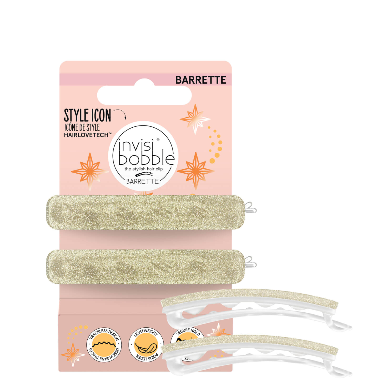 

invisibobble Time to Shine Barrette Glitterally