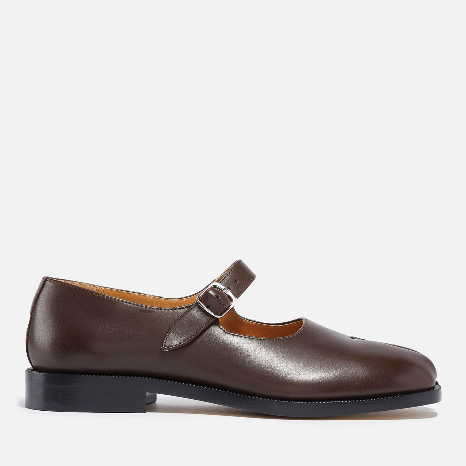 Maison Margiela Tabi Mary Jane Leather Flats - UK 3