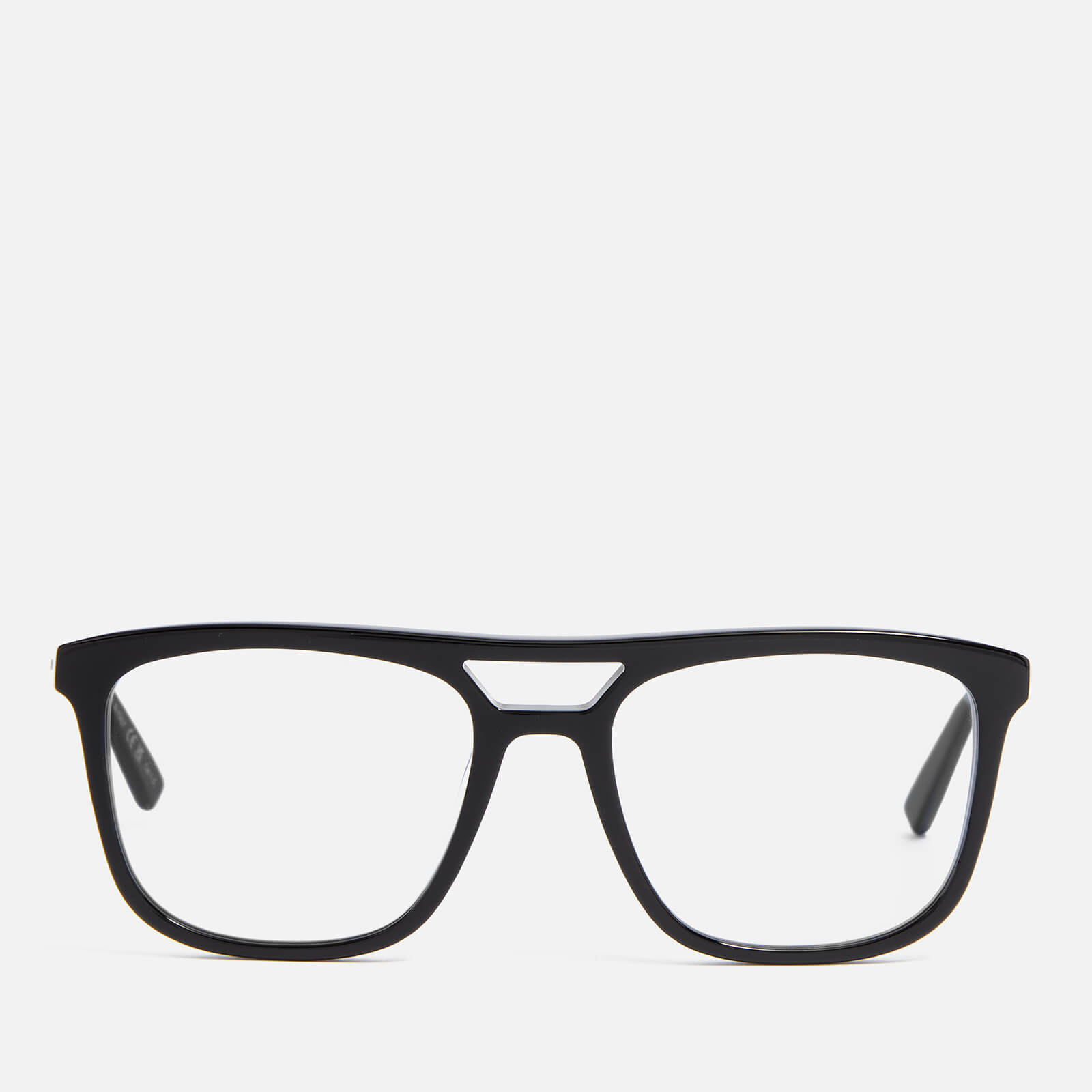Saint Laurent Men's Metal Glasses - Black/Black/Grey