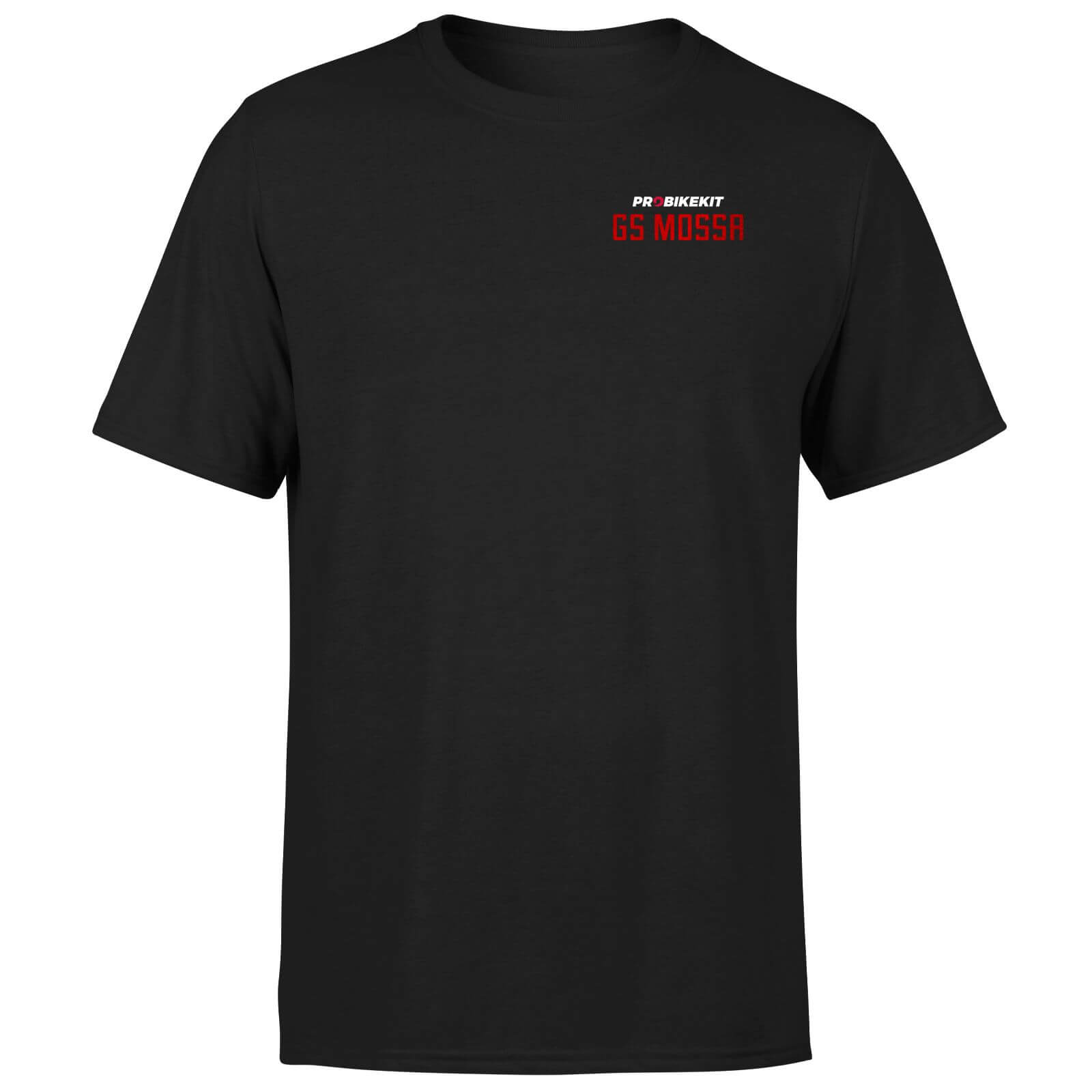 PBK GS Mossa Pocket Print Open Chest Logo Men's T-Shirt - Black - 5XL - Schwarz